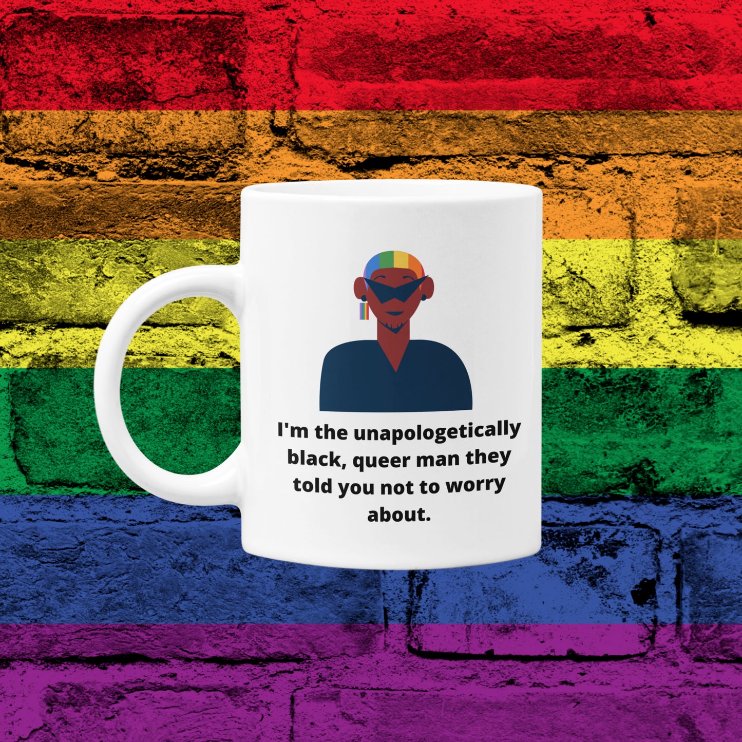 Black Queer Man Mug