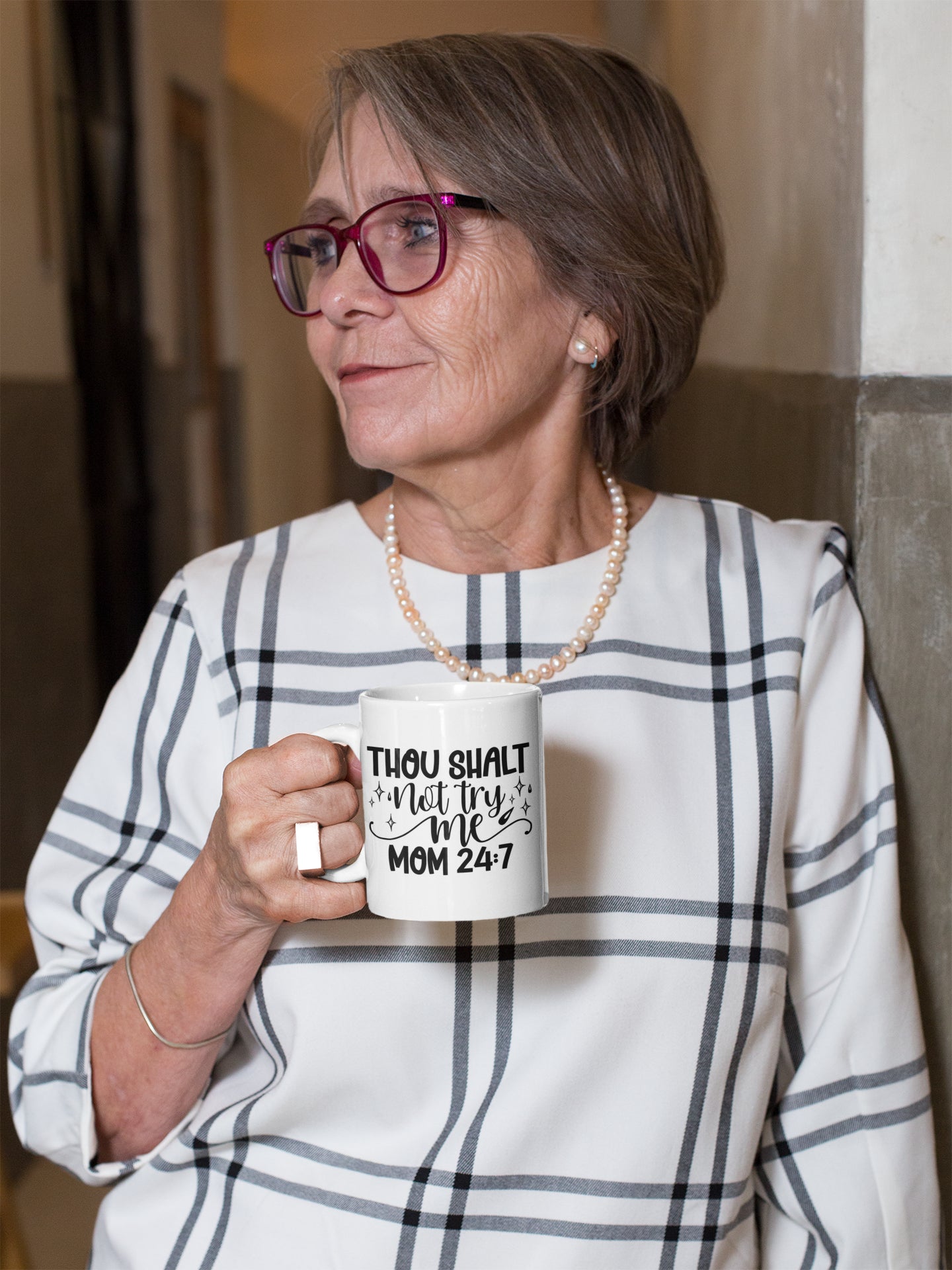 Thou Shalt Not Try Me Mom 24:7 Mug