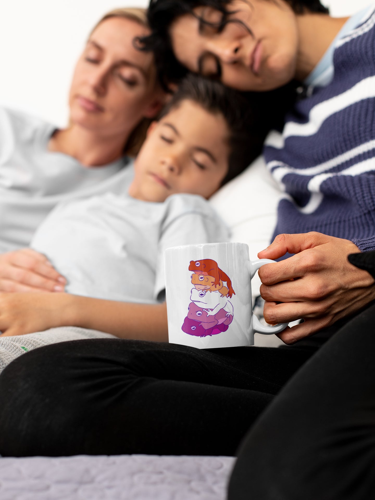 Lesbian Frog Stack Mug