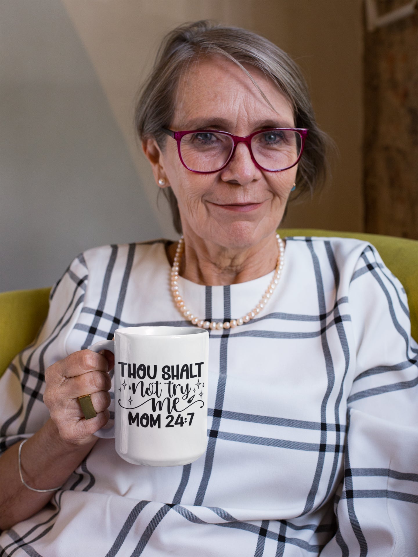 Thou Shalt Not Try Me Mom 24:7 Mug
