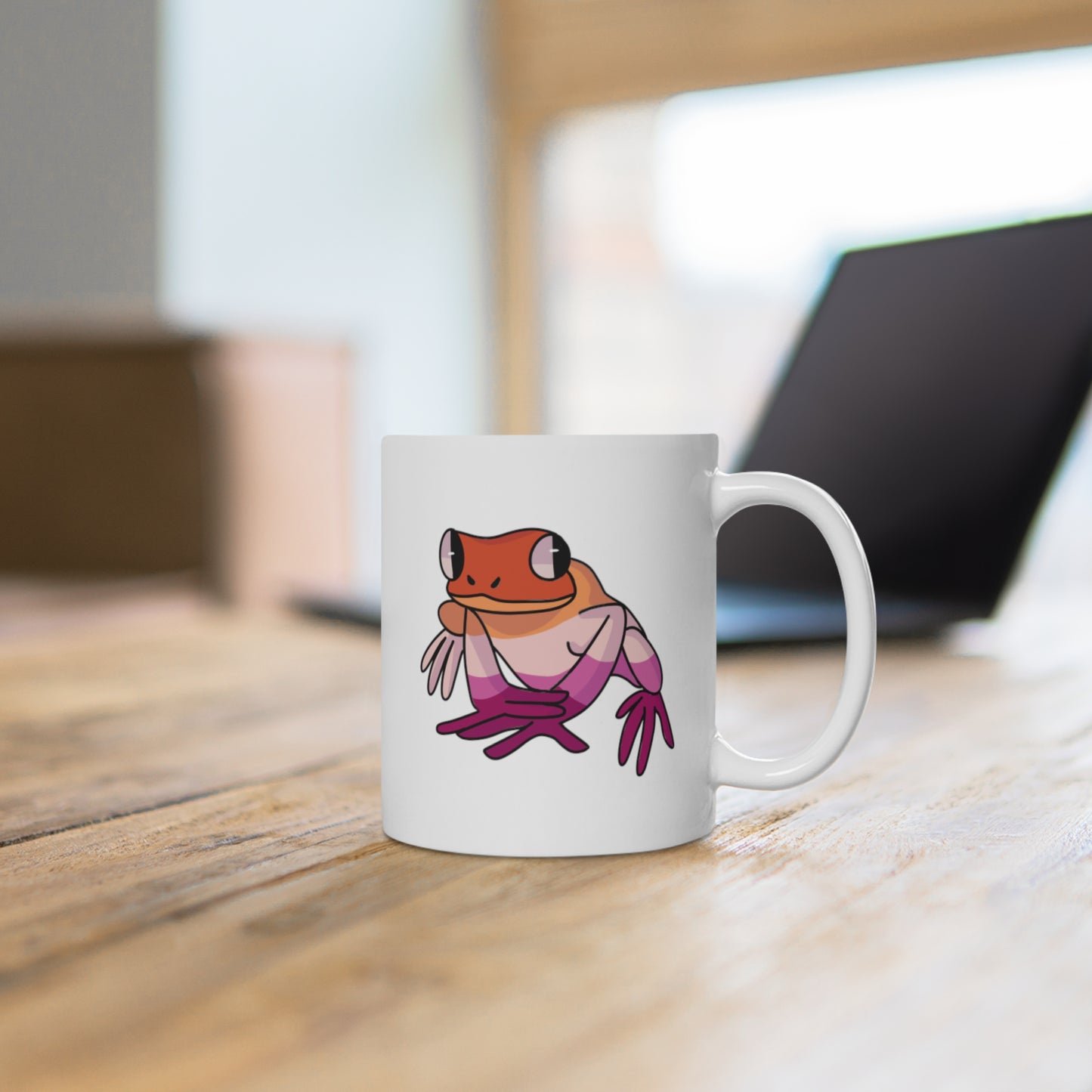 Lesbian Frog Mug