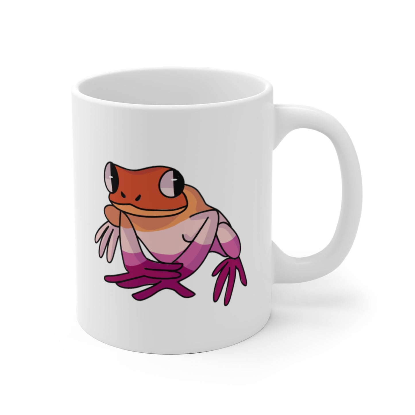 Lesbian Frog Mug