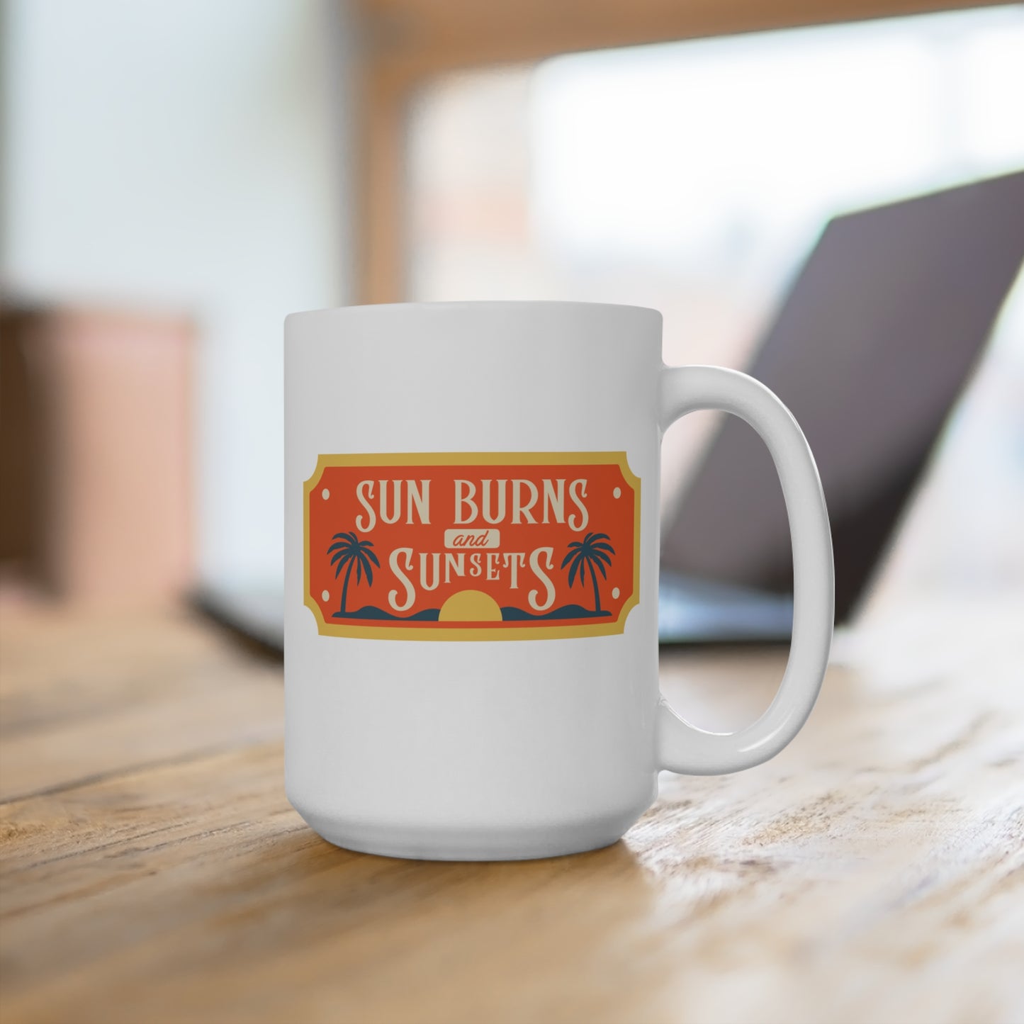 Sun Burns and Sunsets Mug