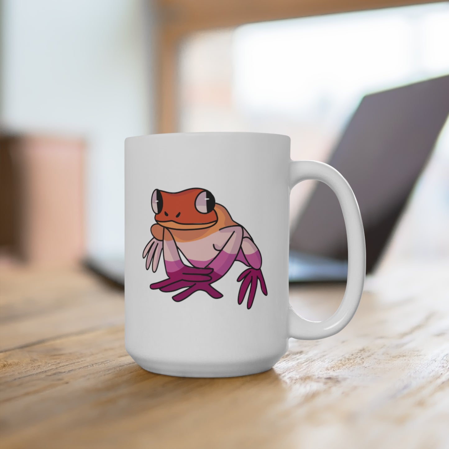 Lesbian Frog Mug