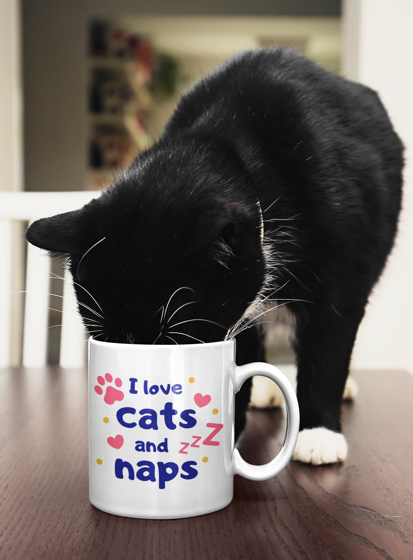 I Love Cats And Naps Mug
