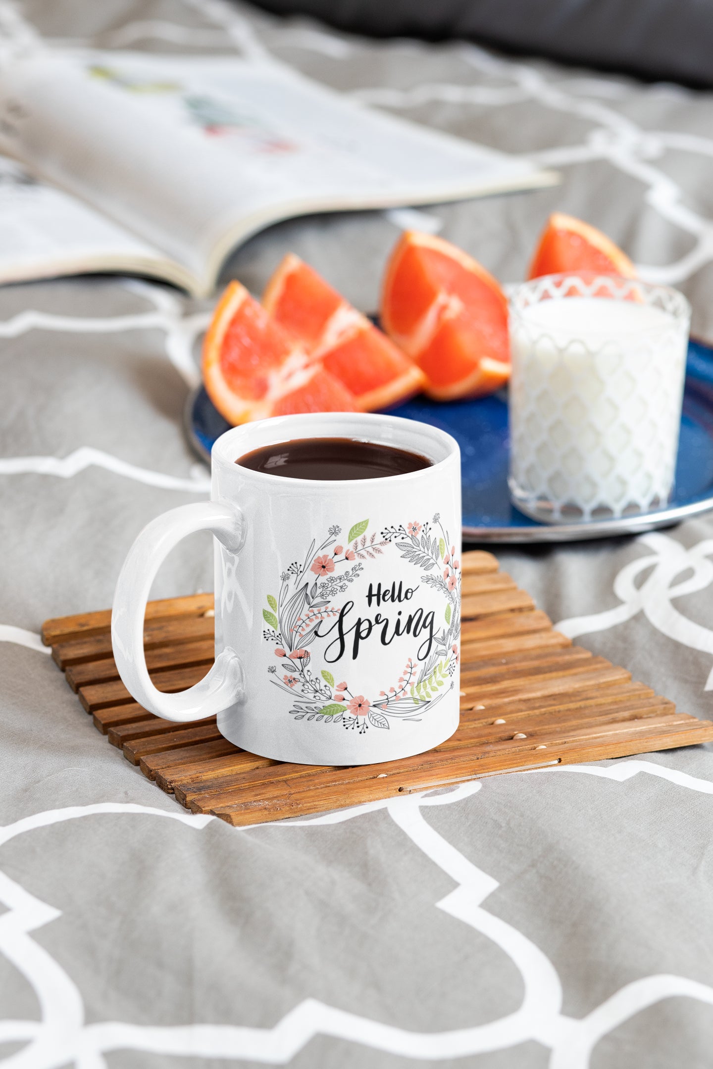 Hello Spring Flower Mug