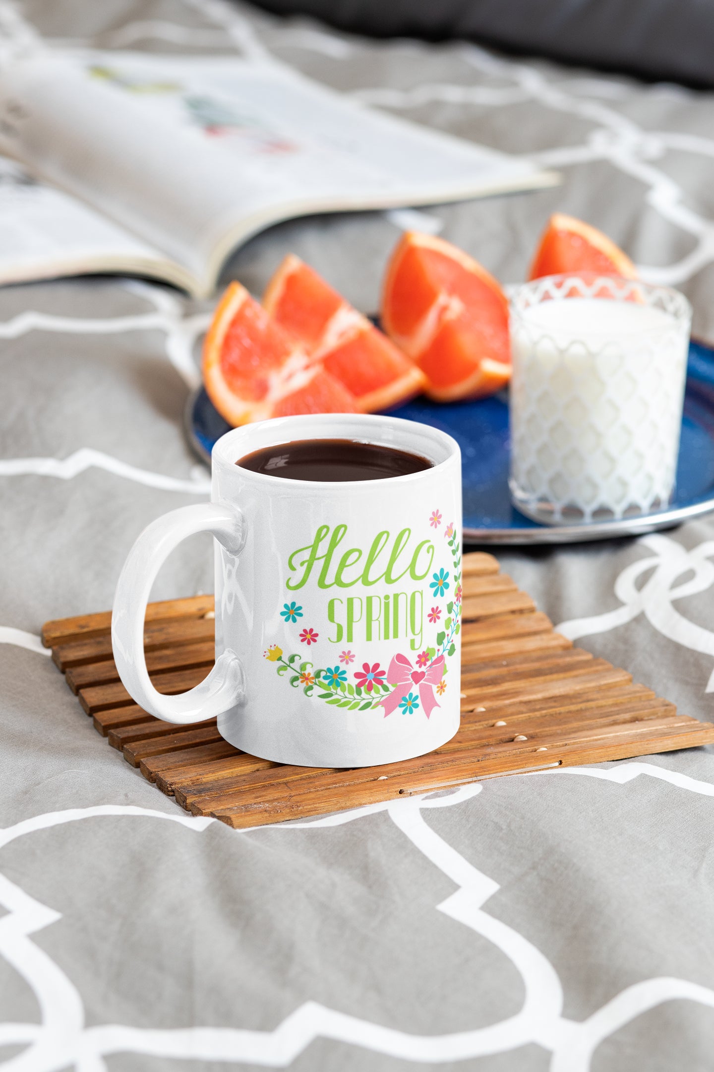 Hello Spring Flower Mug