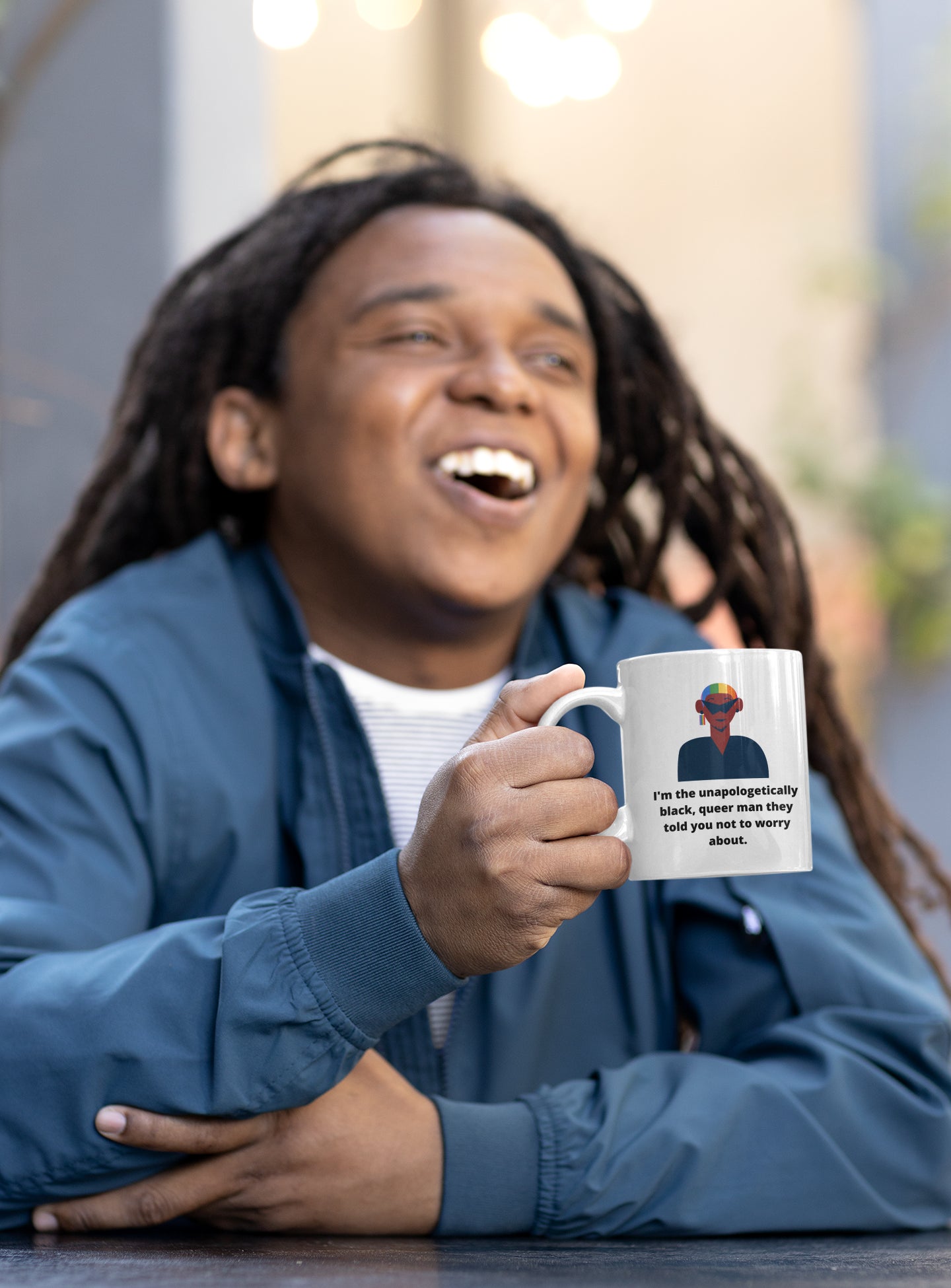 Black Queer Man Mug