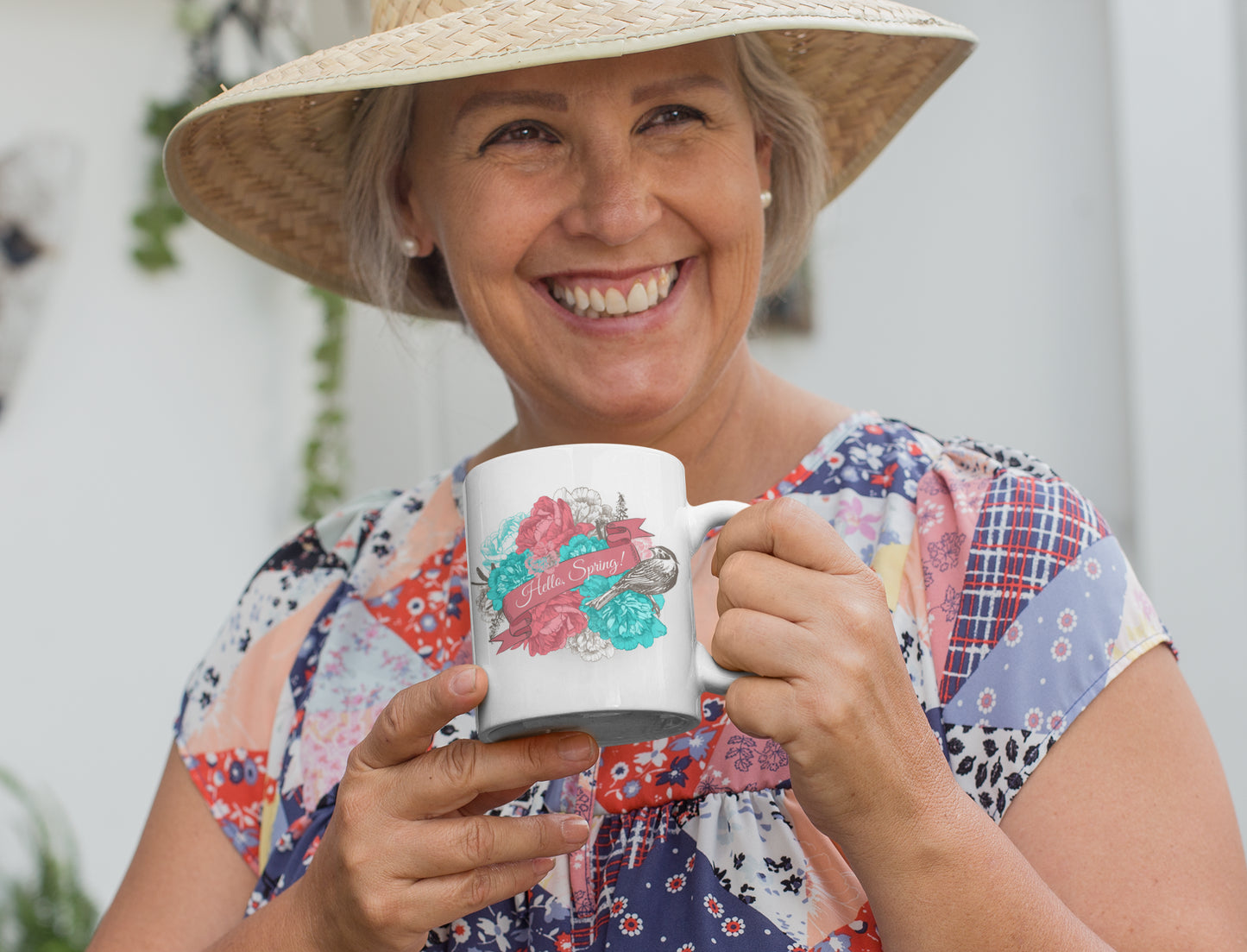 Hello Spring Bird Mug