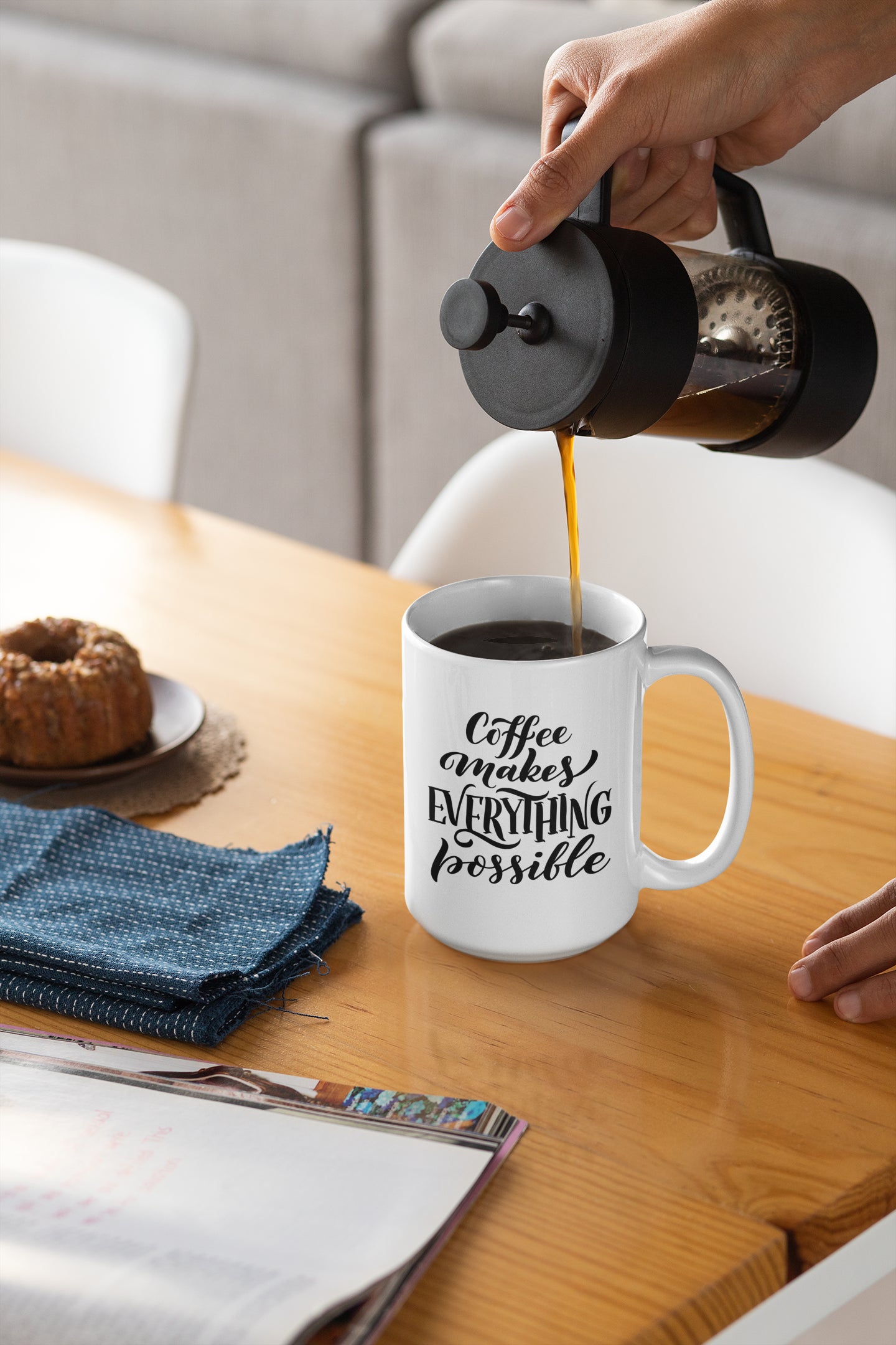 Coffee Makes Everything Possible Mug