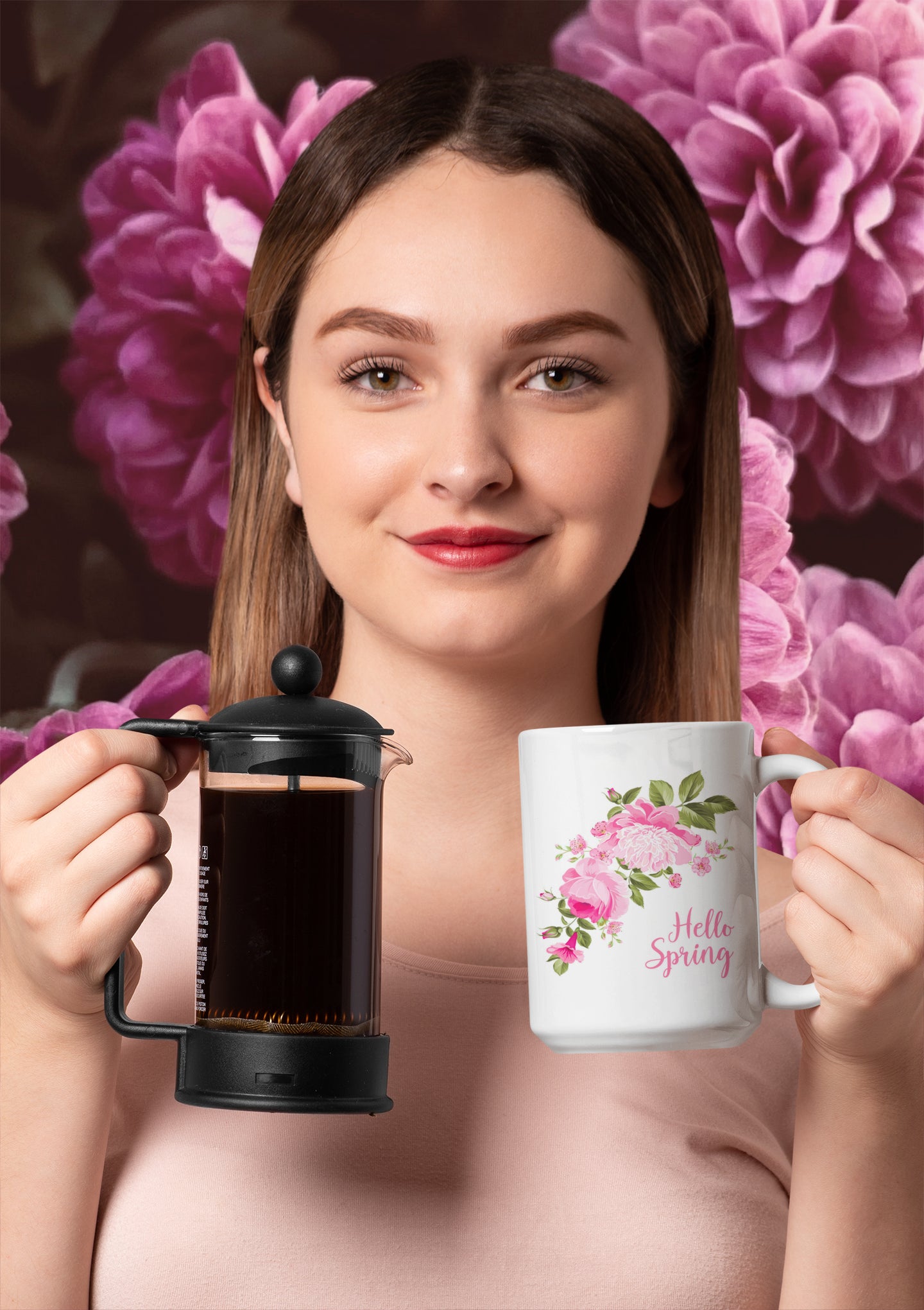 Hello Spring Flower Mug