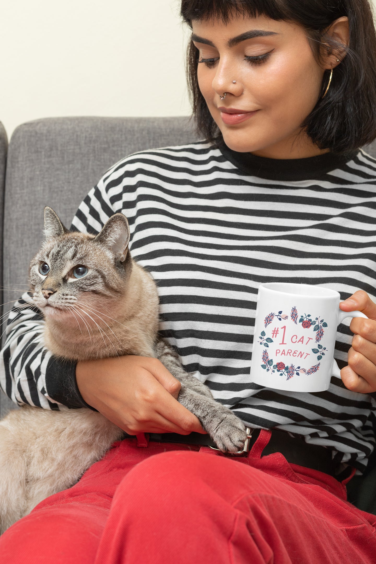 Number 1 Cat Parent Mug