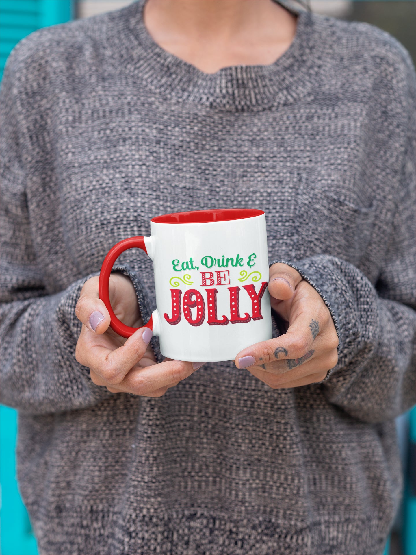 Eat Drink And Be Jolly Mug