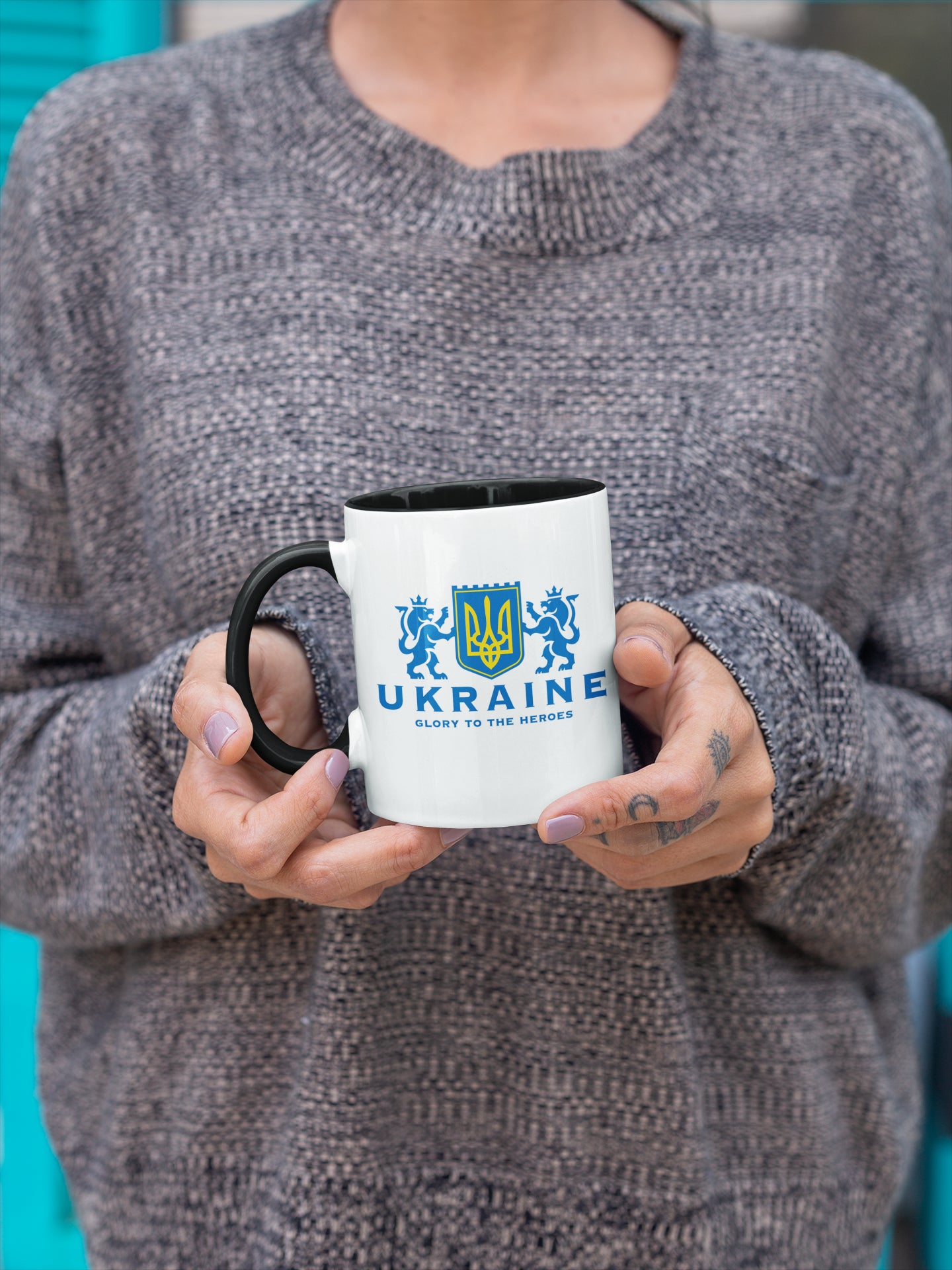 Ukraine Glory To The Heroes Mug