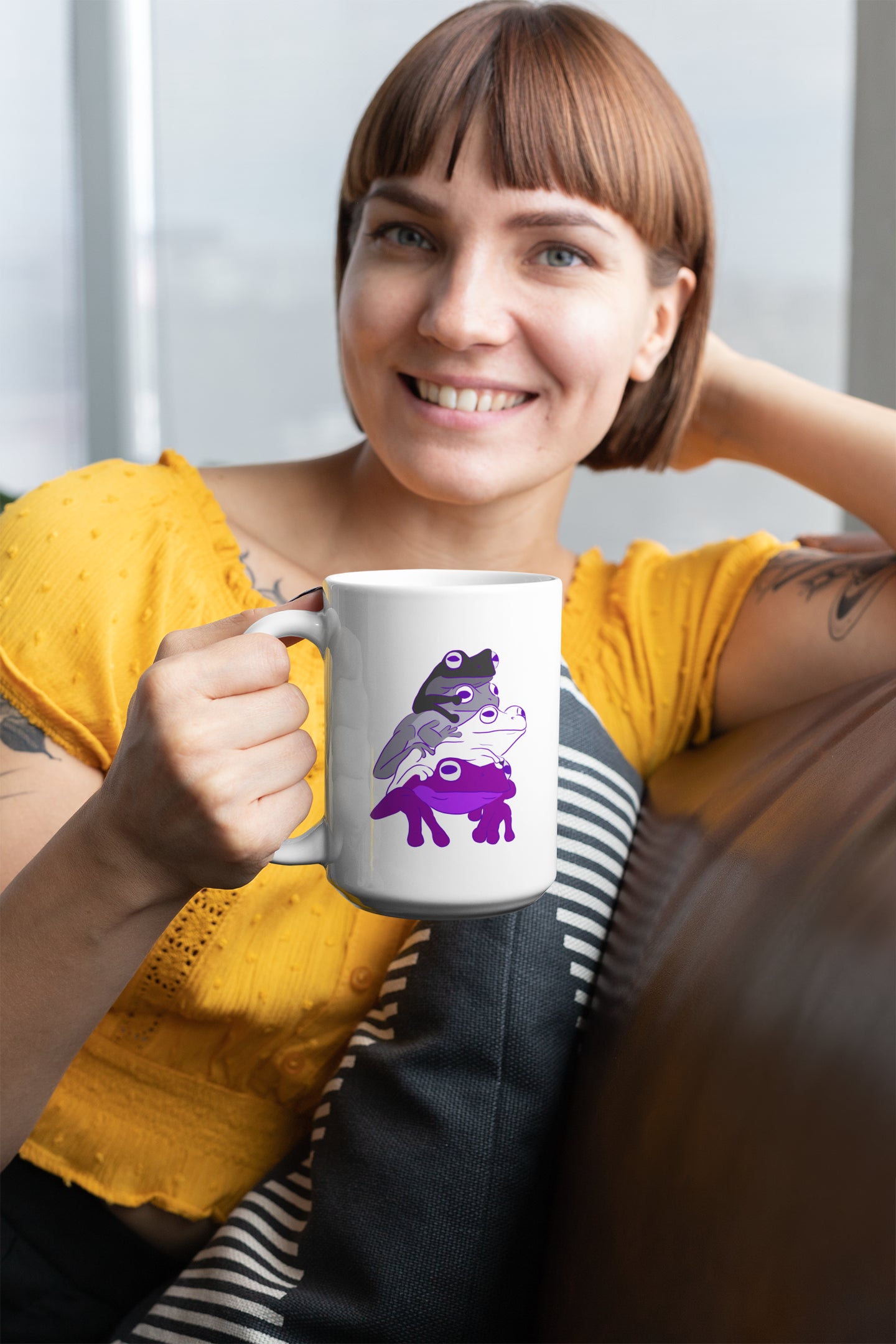 Asexual Frog Stack Mug