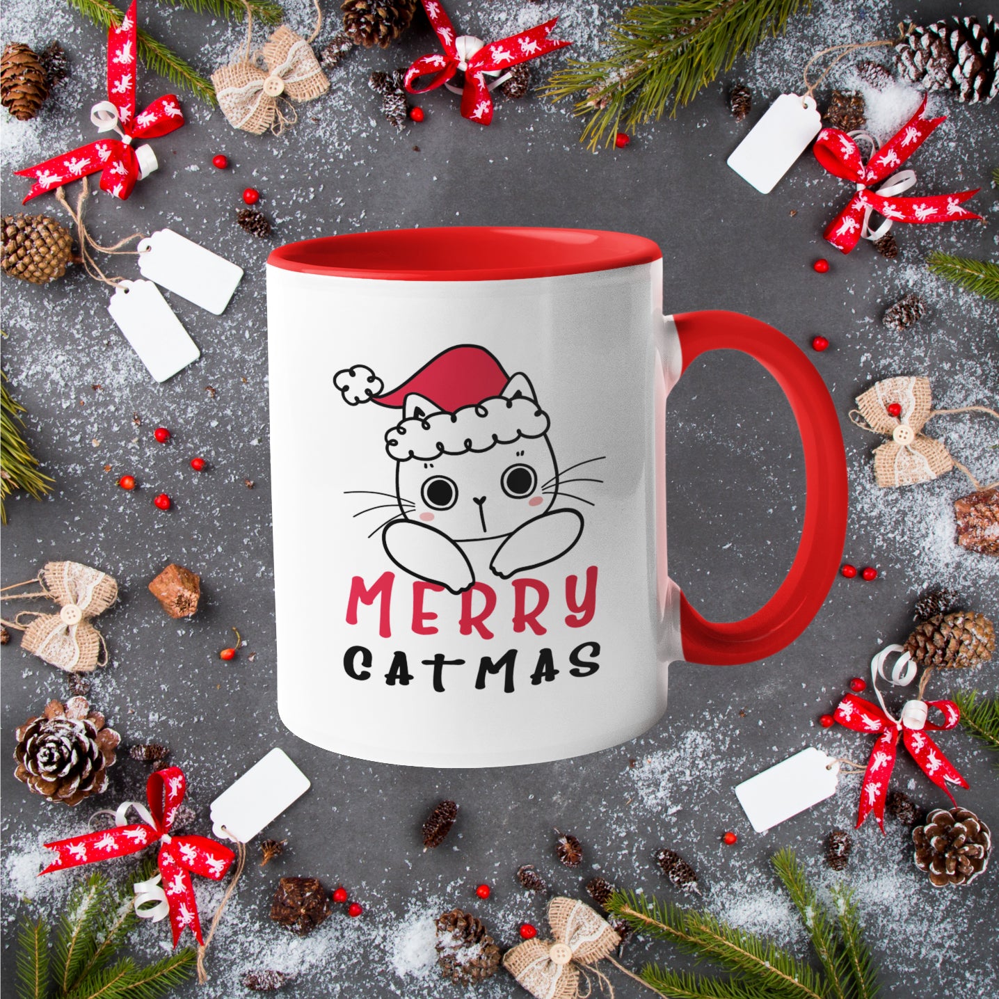 Merry Catmas Mug