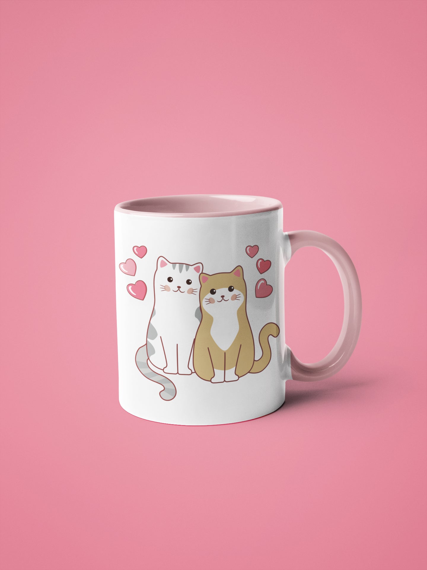 Valentine's Day Cats Mug
