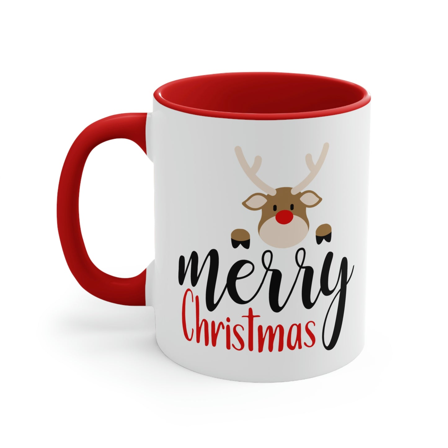 Merry Christmas Rudolph Mug