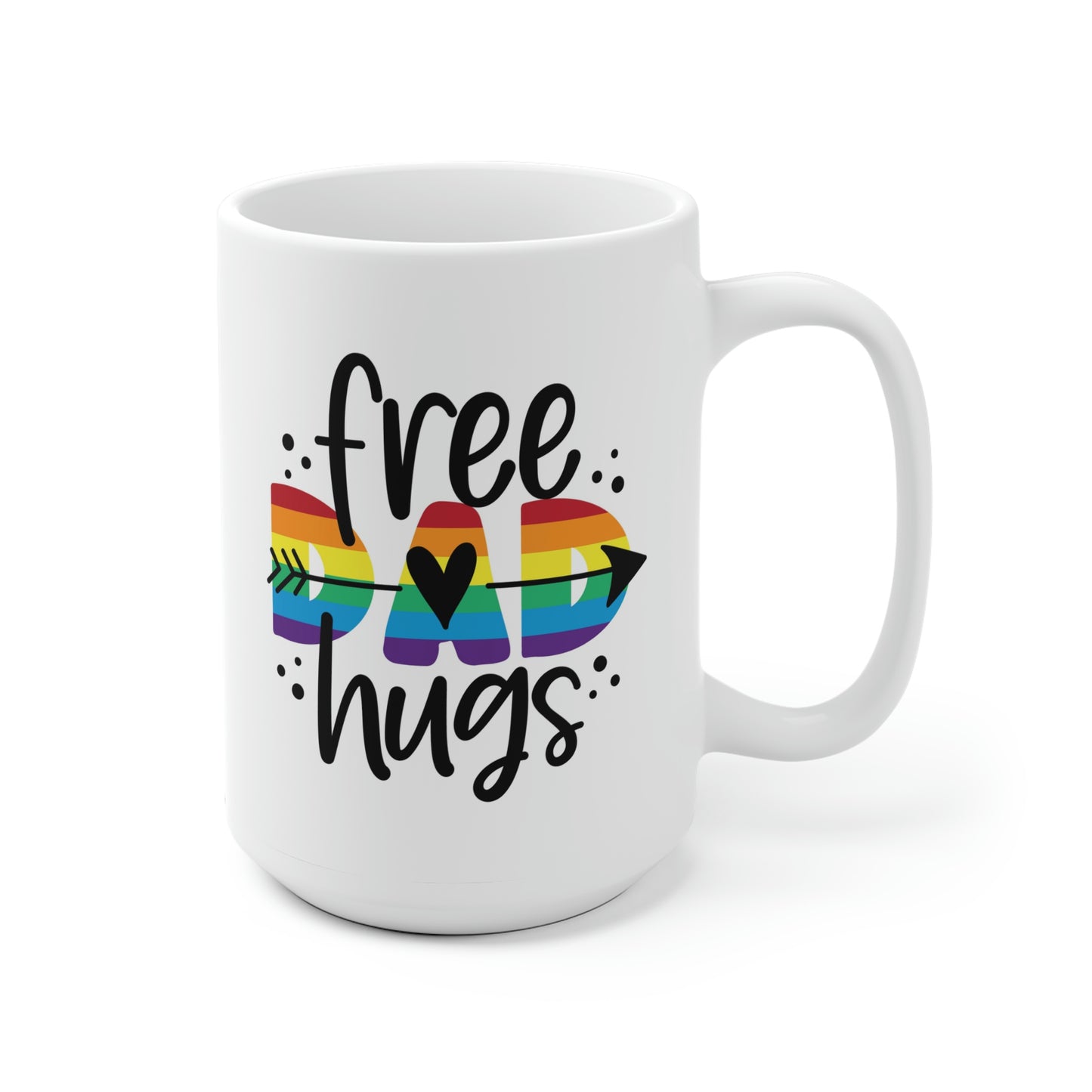Free Dad Hugs Mug