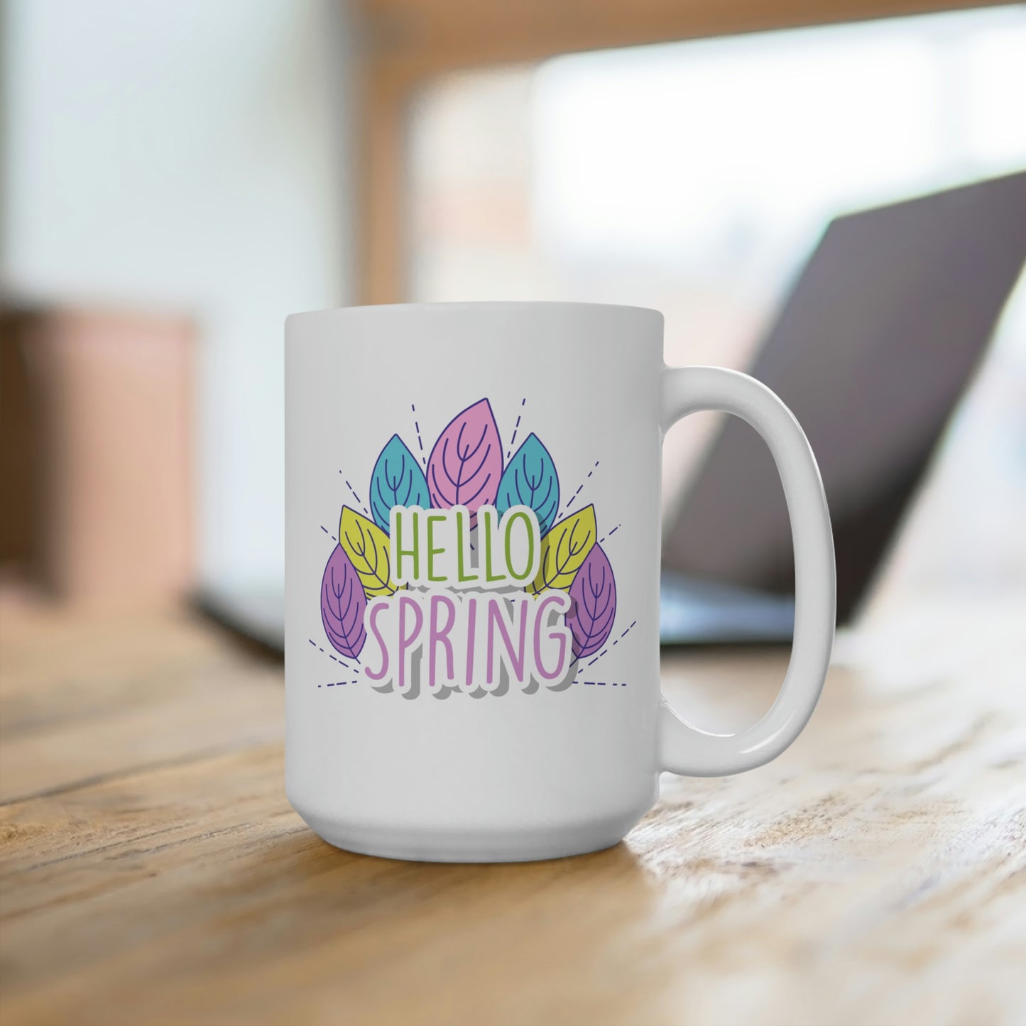 Hello Spring Flower Mug