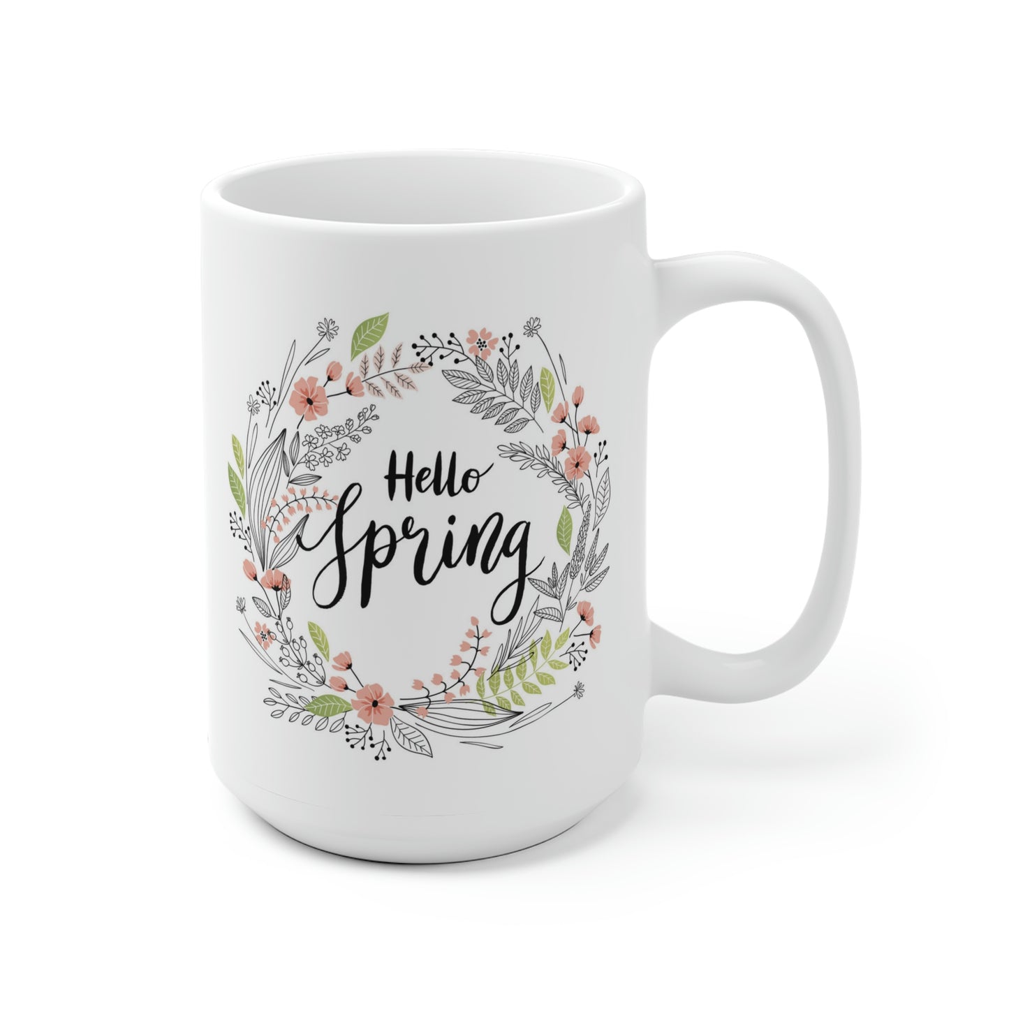 Hello Spring Flower Mug