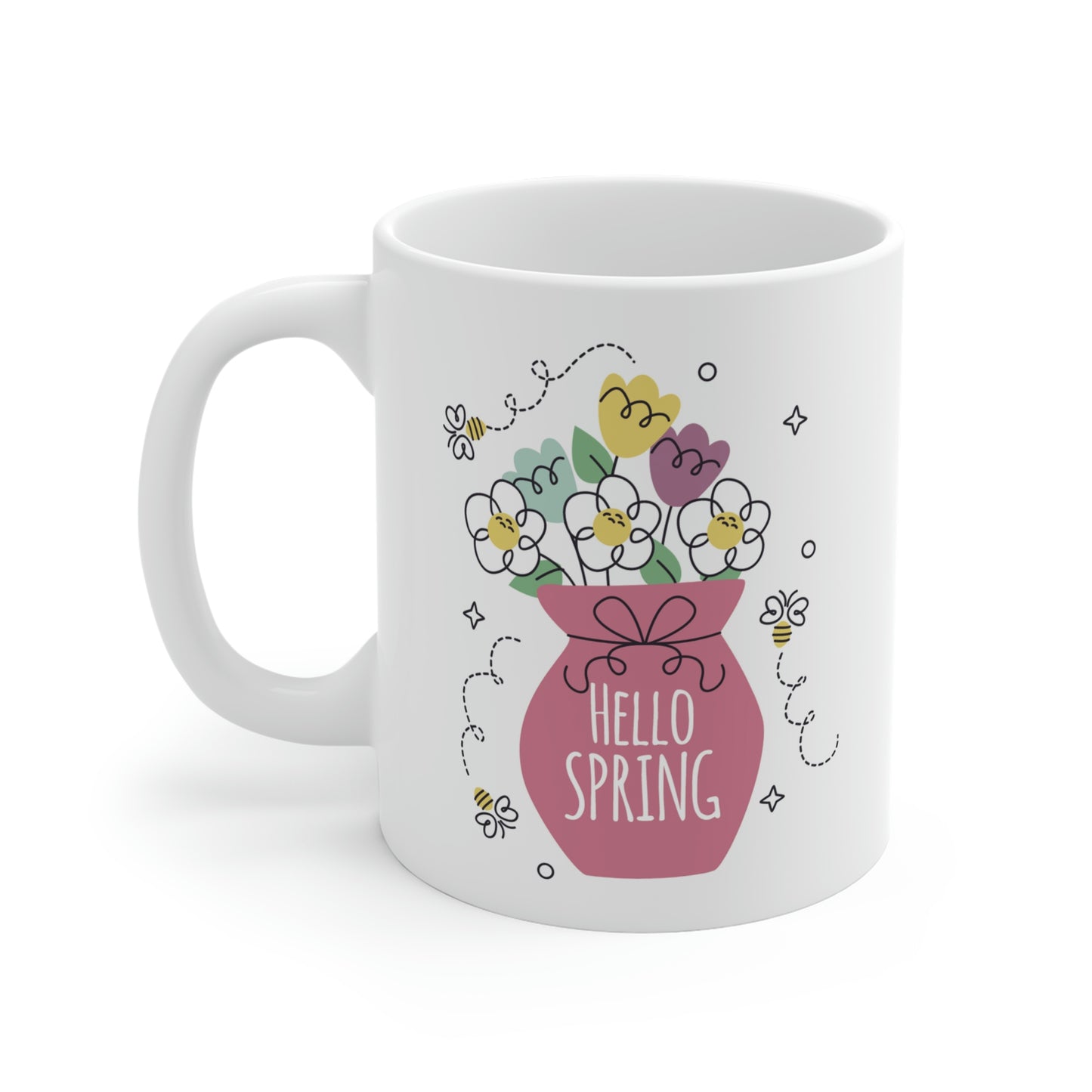 Hello Spring Flower Mug