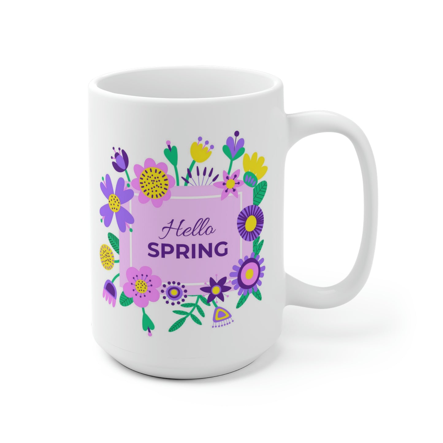 Hello Spring Flower Mug