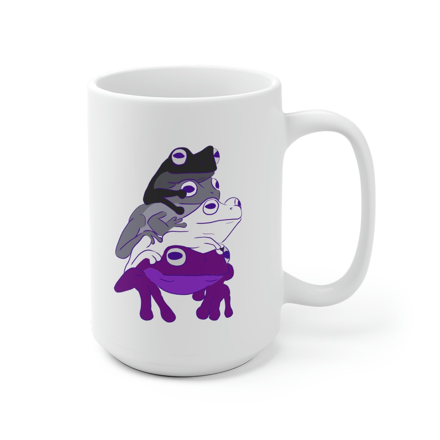 Asexual Frog Stack Mug