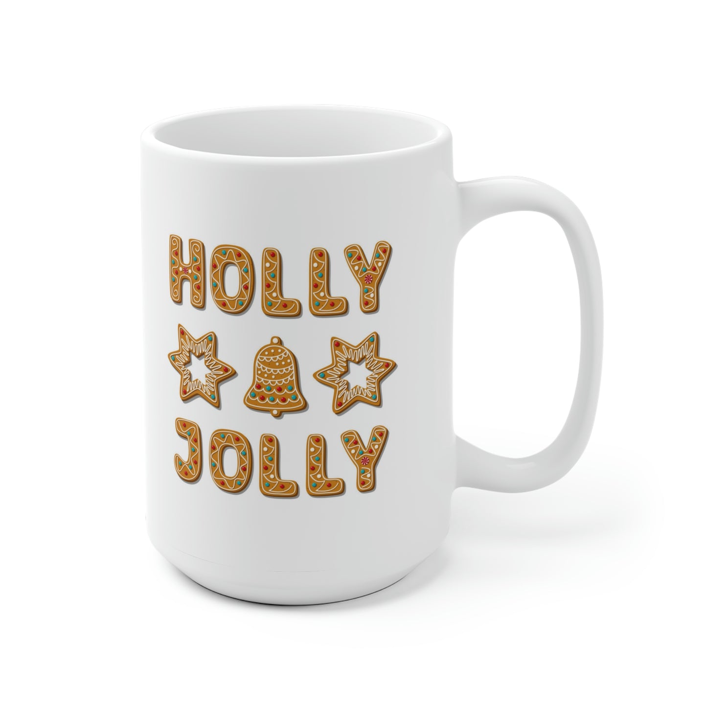 Holly Jolly Gingerbread Mug
