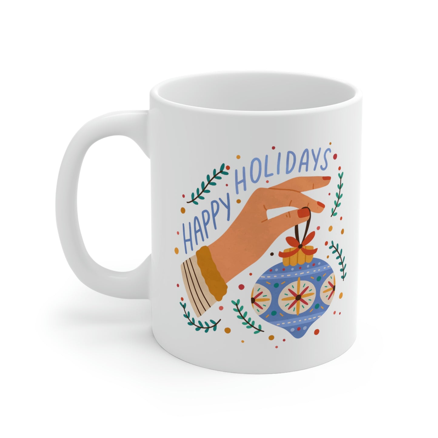 Happy Holidays Ornament Mug