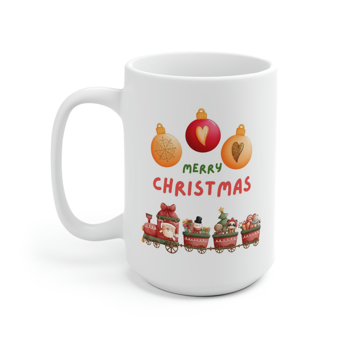 Merry Christmas Train Mug