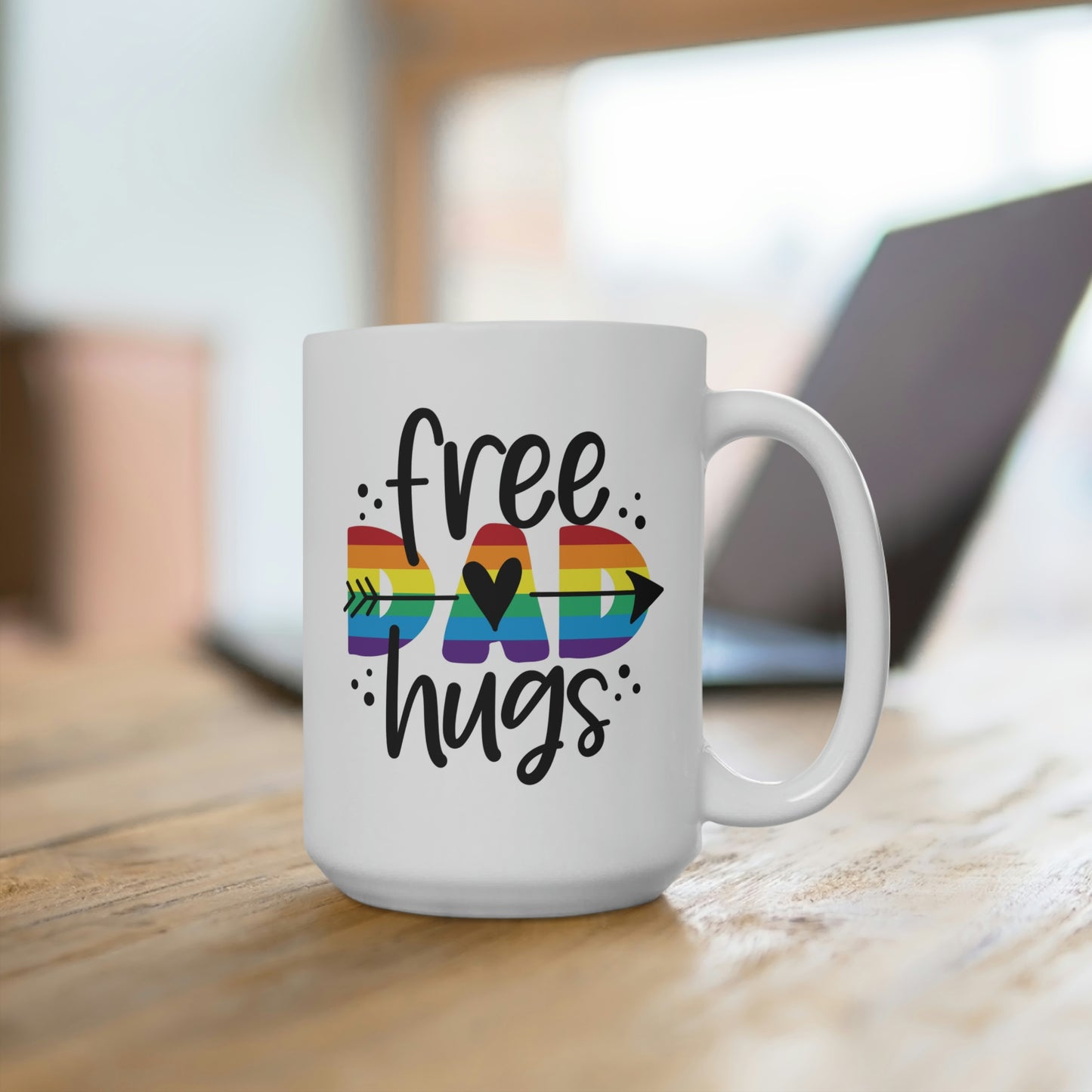 Free Dad Hugs Mug