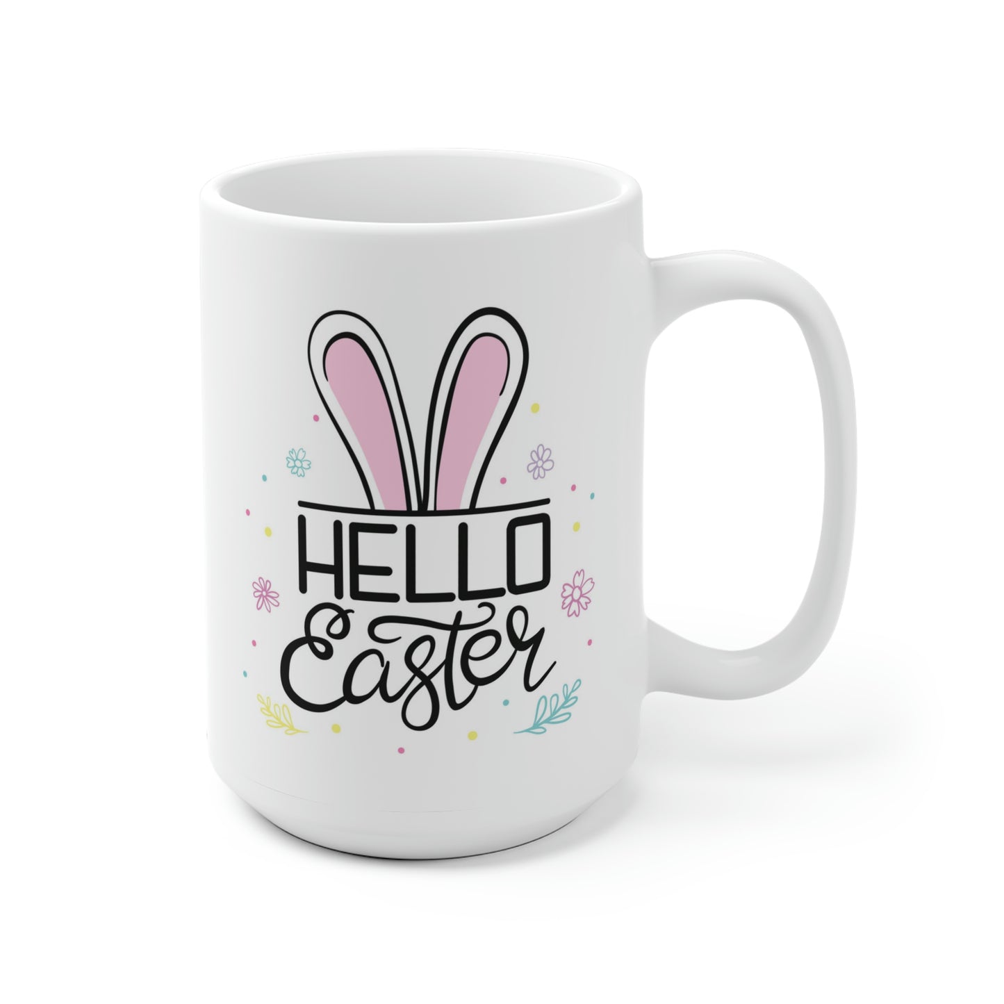 Hello Easter Bunny Ears Mug