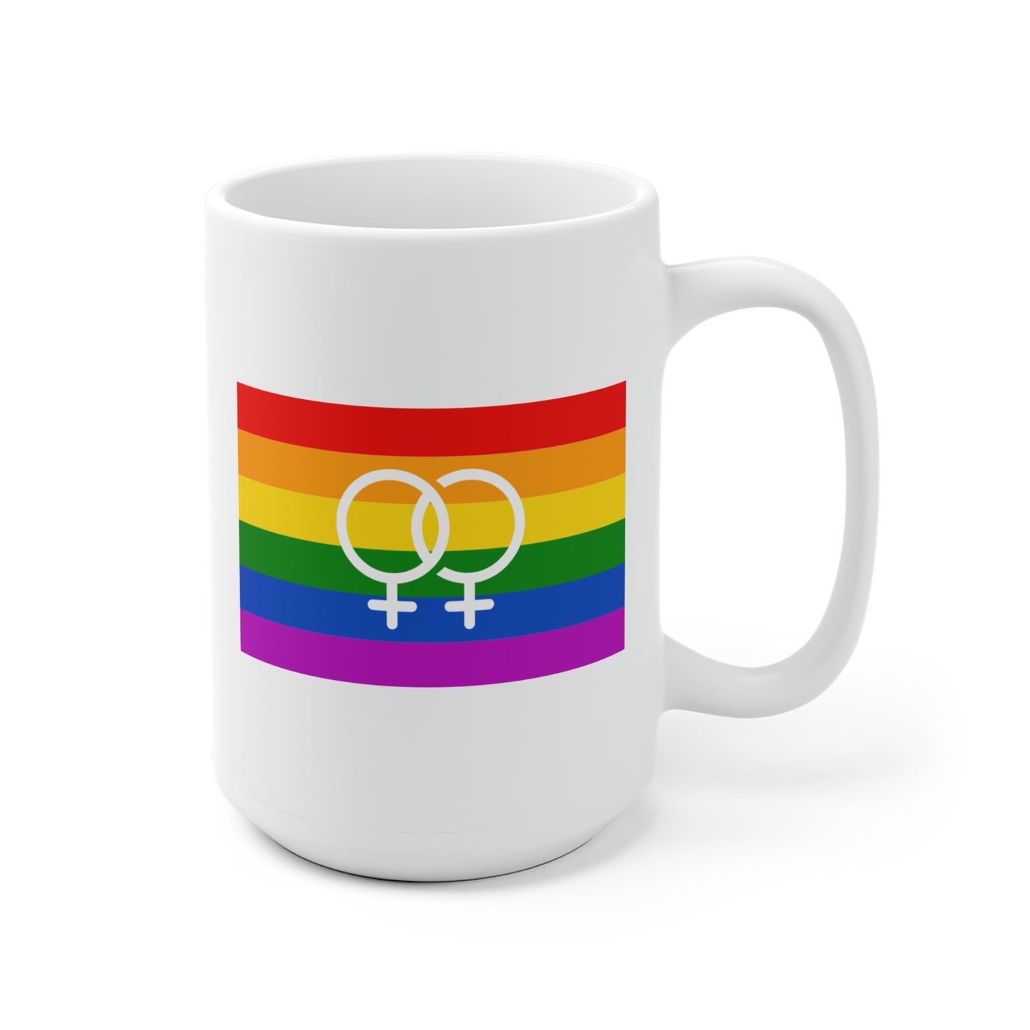 Rainbow Lesbian Pride Mug