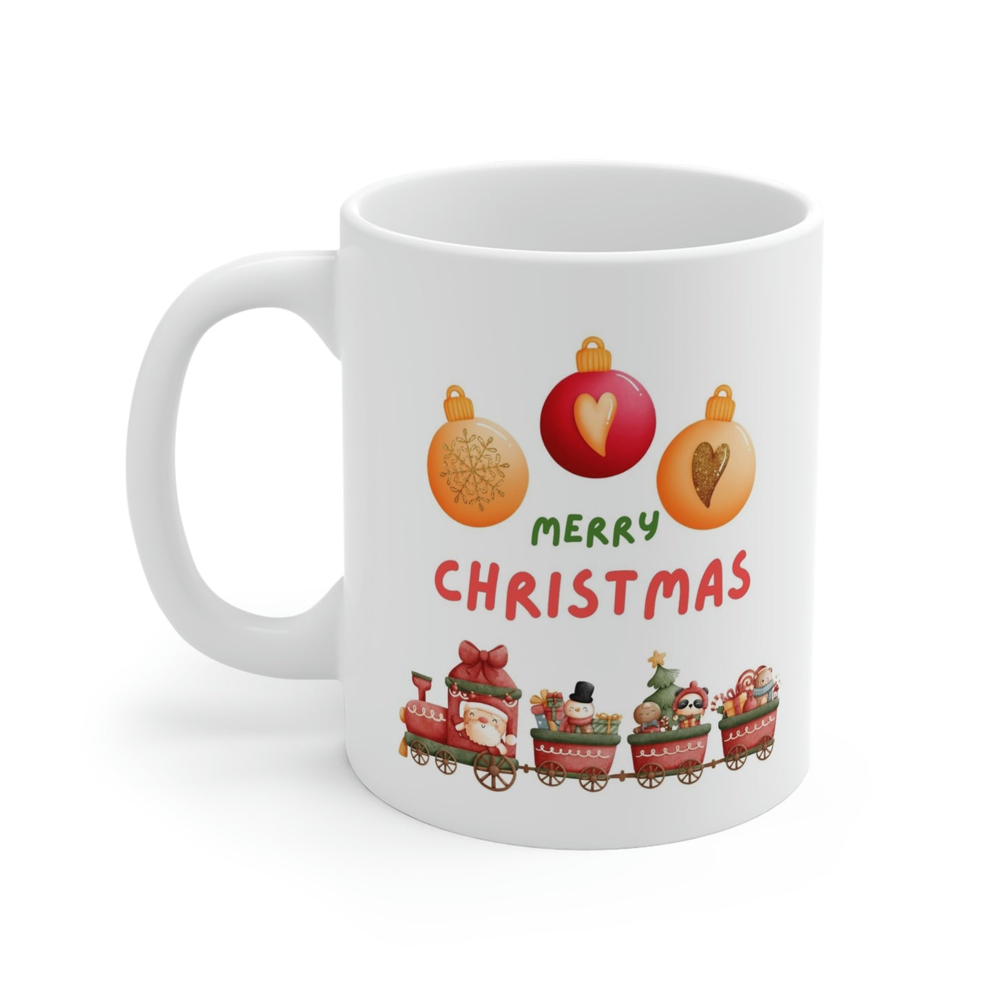 Merry Christmas Train Mug