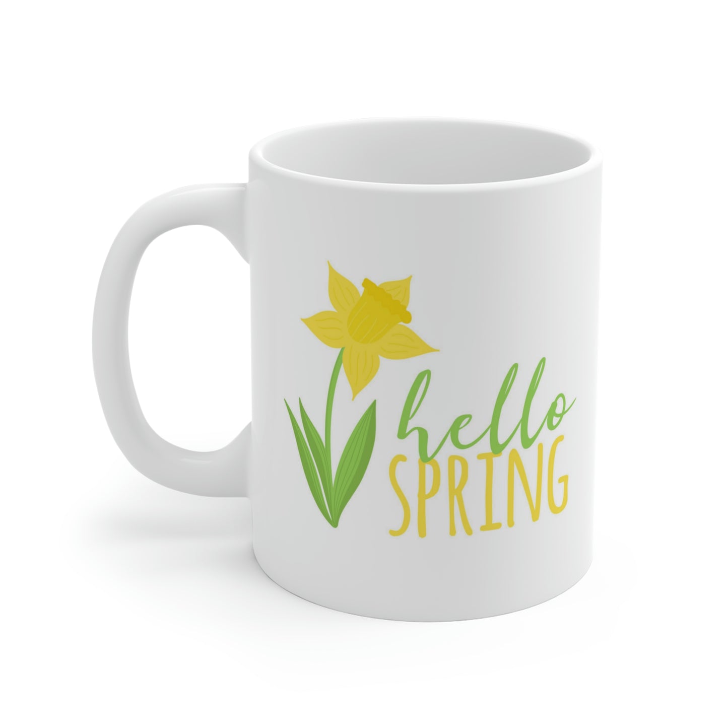 Hello Spring Daffodil Mug