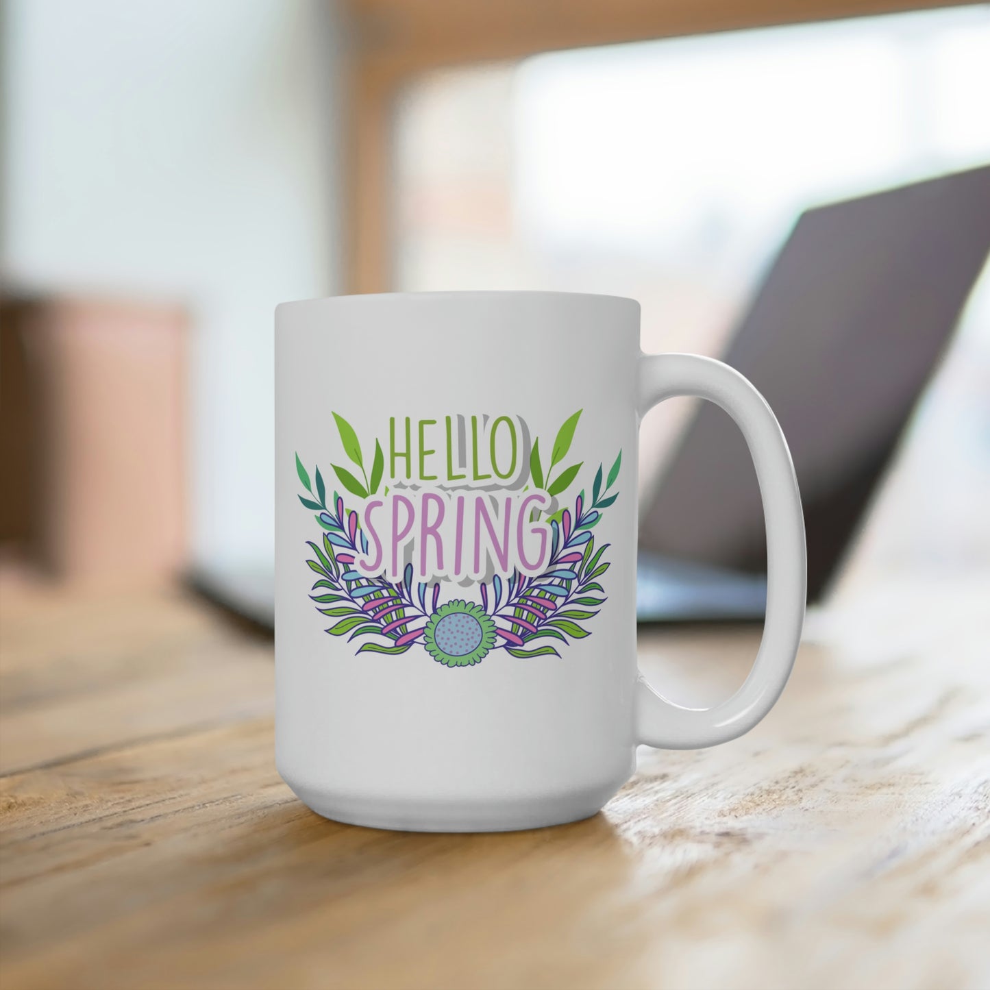 Hello Spring Flower Mug