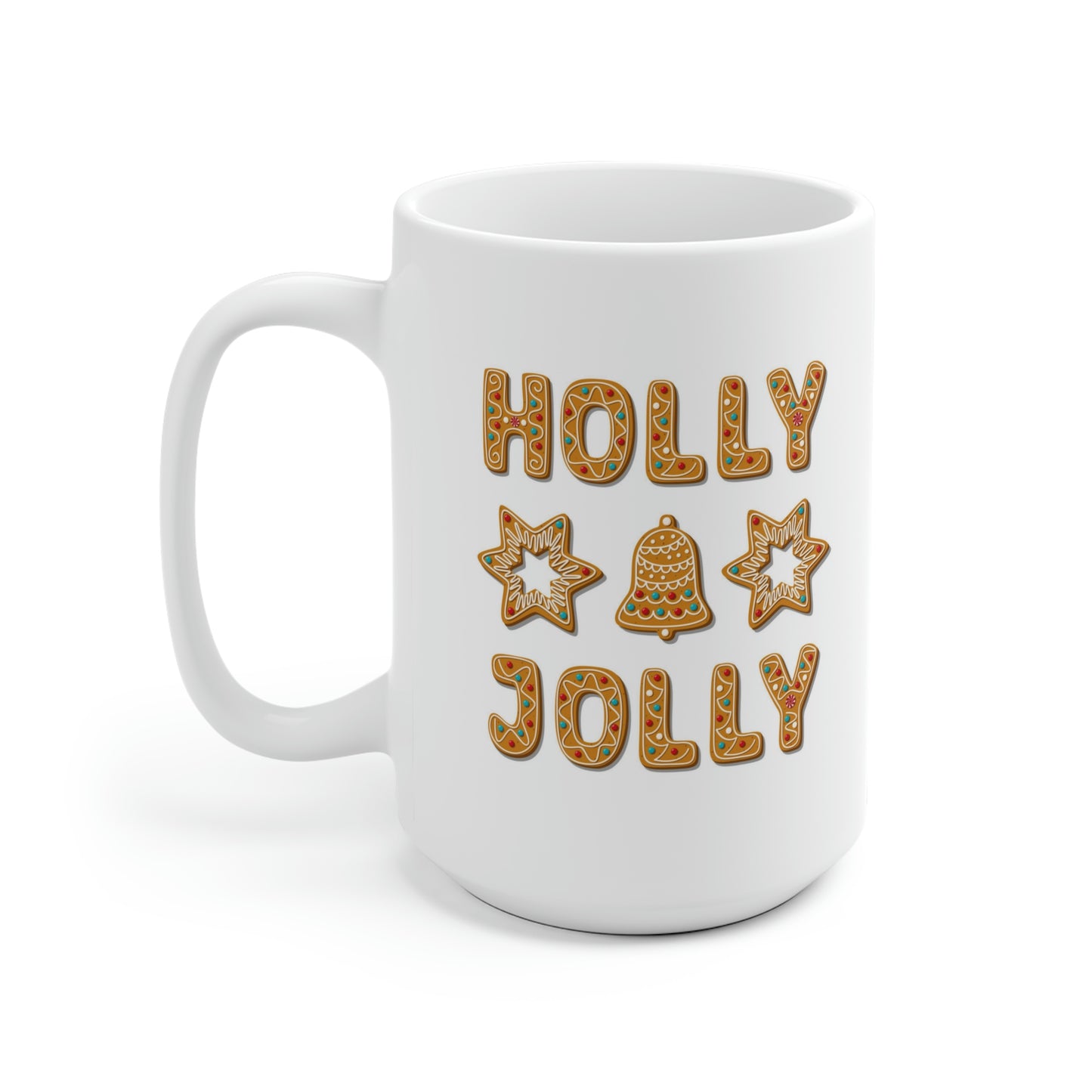 Holly Jolly Gingerbread Mug