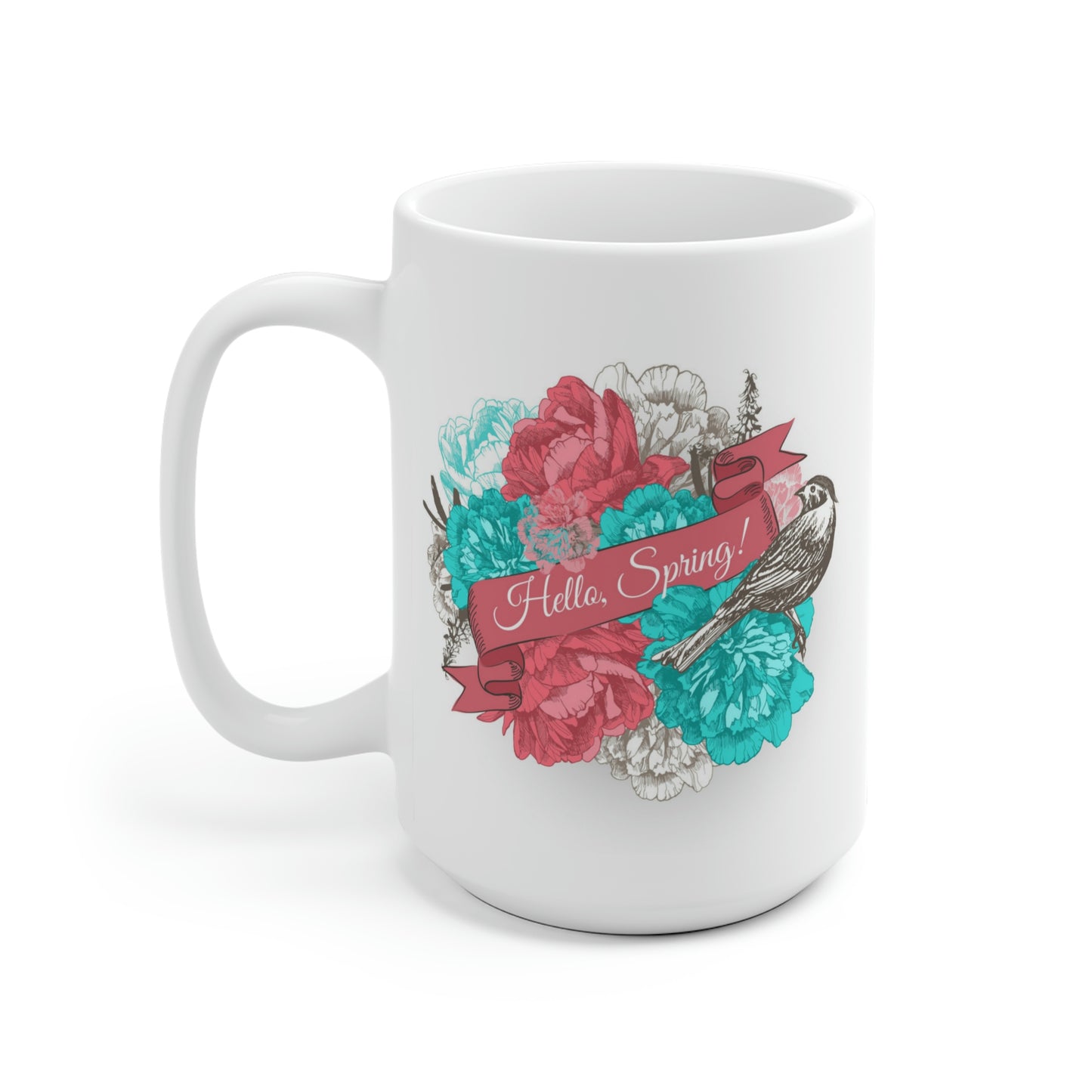 Hello Spring Bird Mug