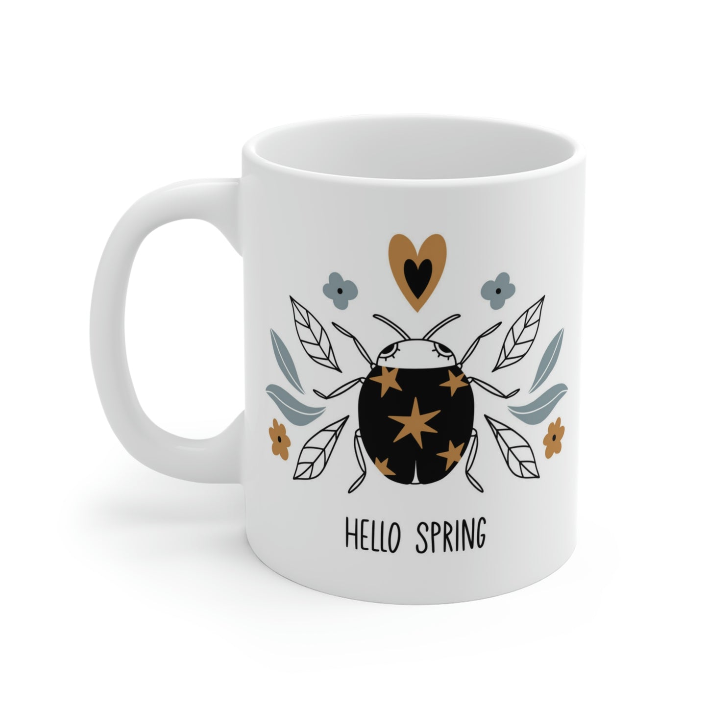 Hello Spring Ladybug Mug