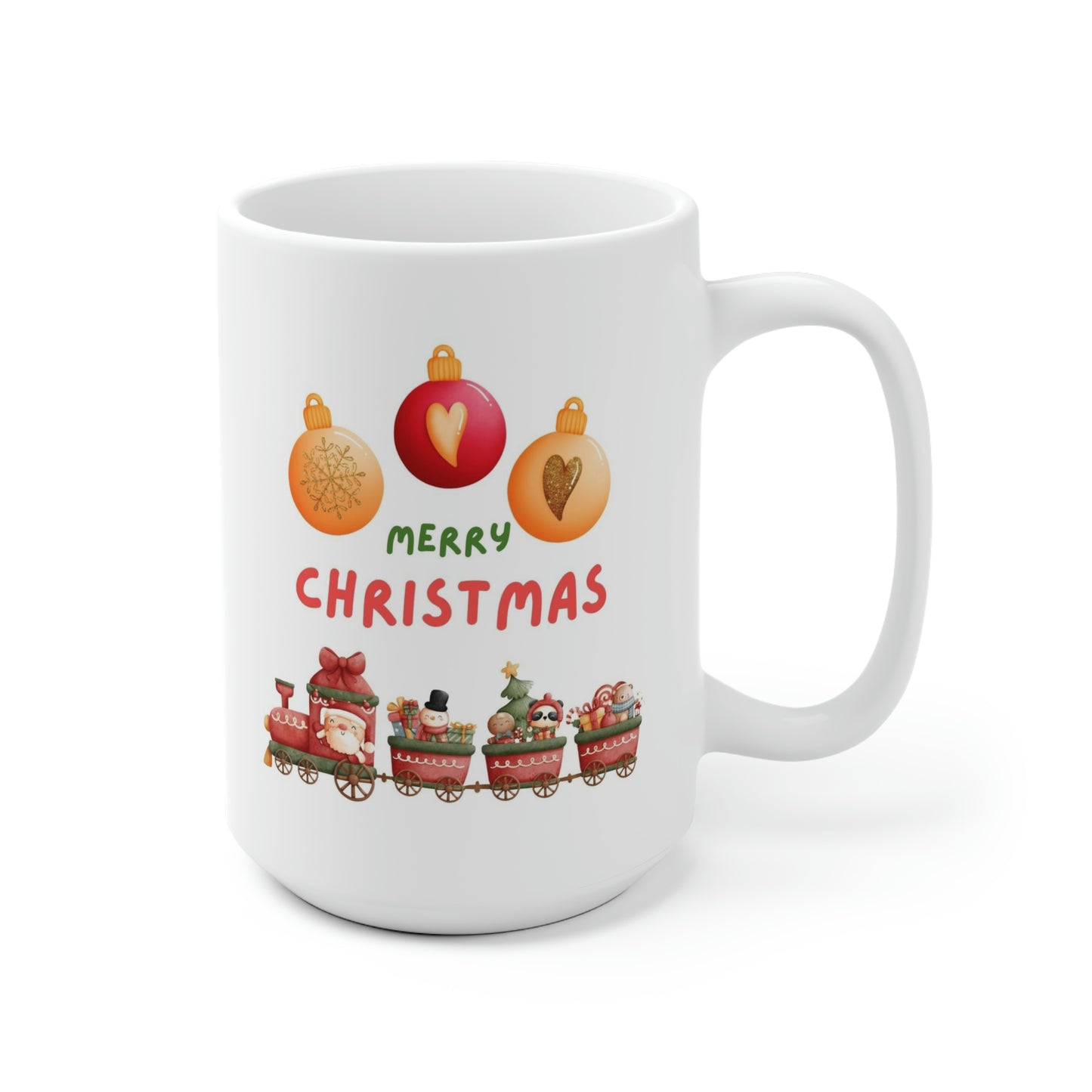 Merry Christmas Train Mug