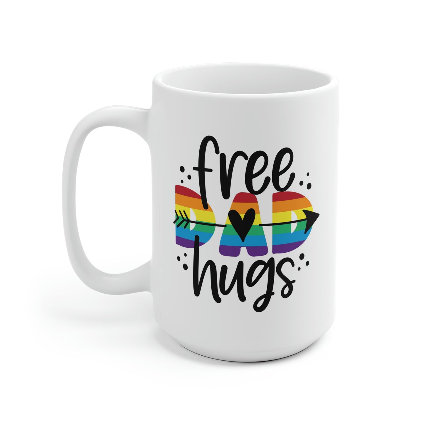 Free Dad Hugs Mug