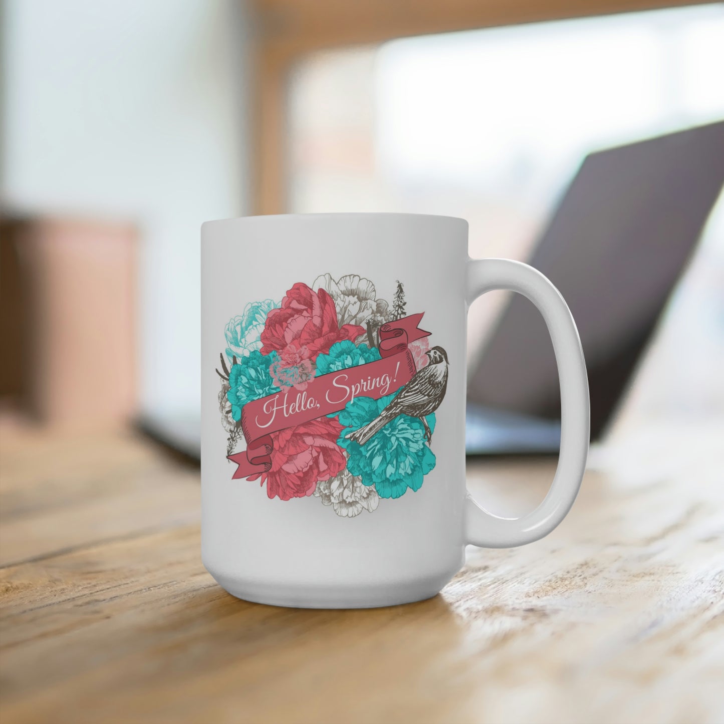 Hello Spring Bird Mug