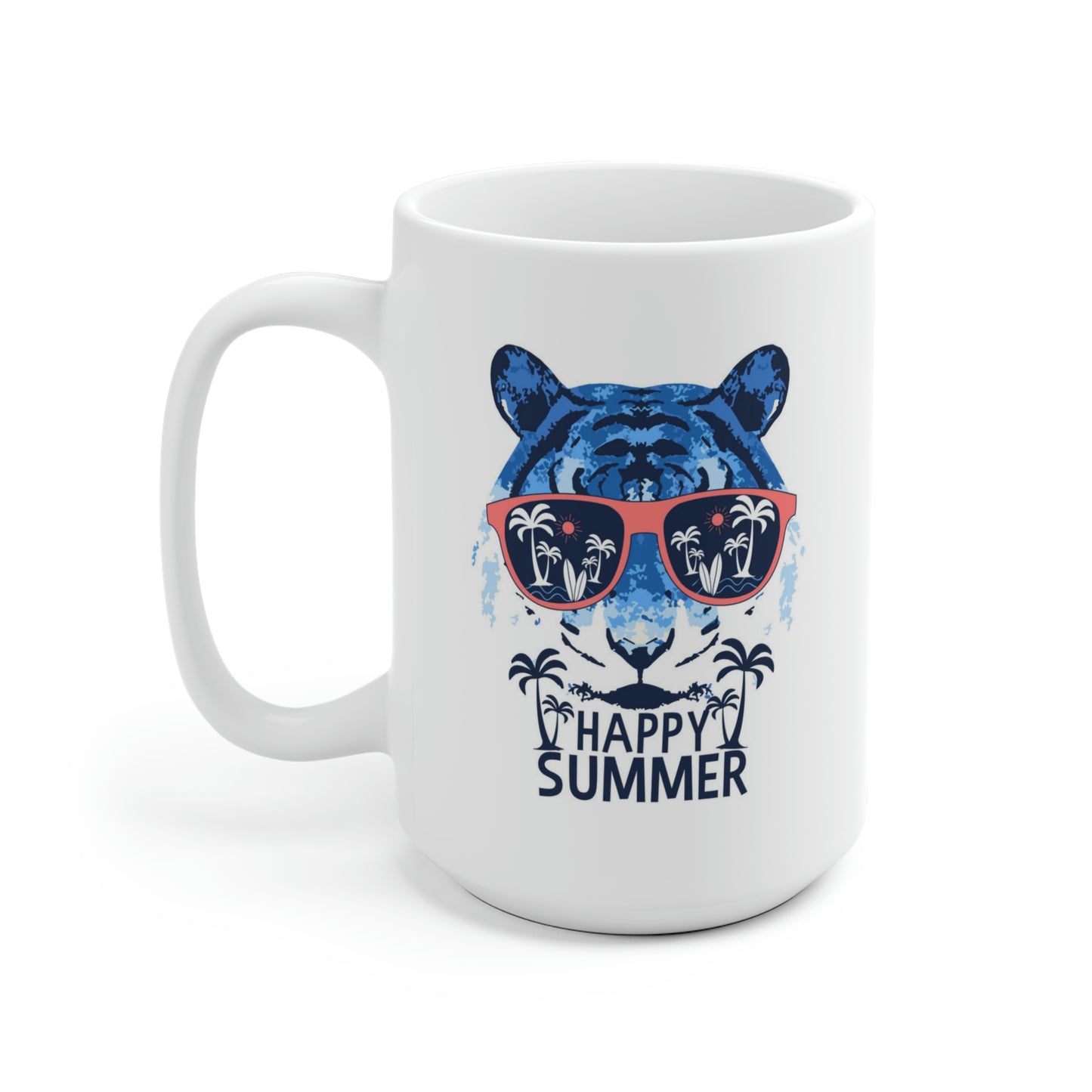 Happy Summer Tiger Mug
