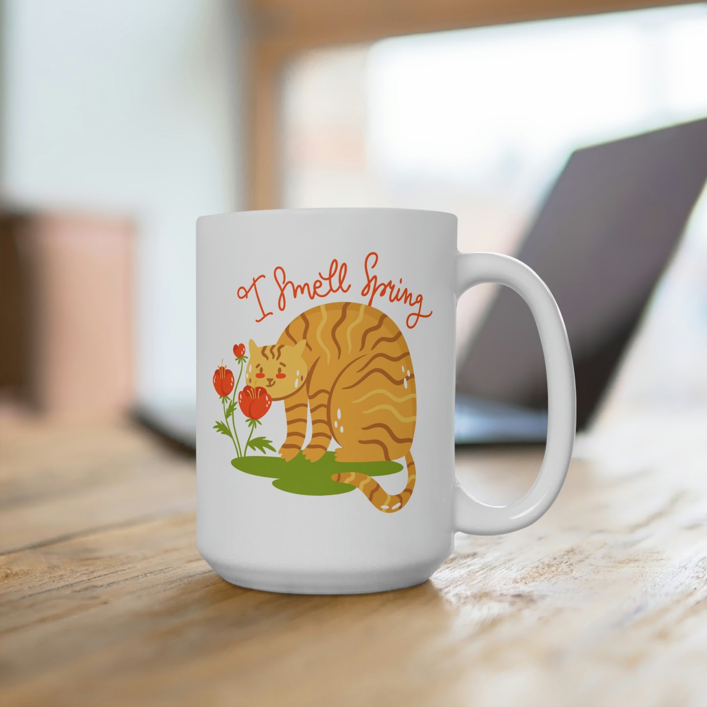 I Smell Spring Cats Mug