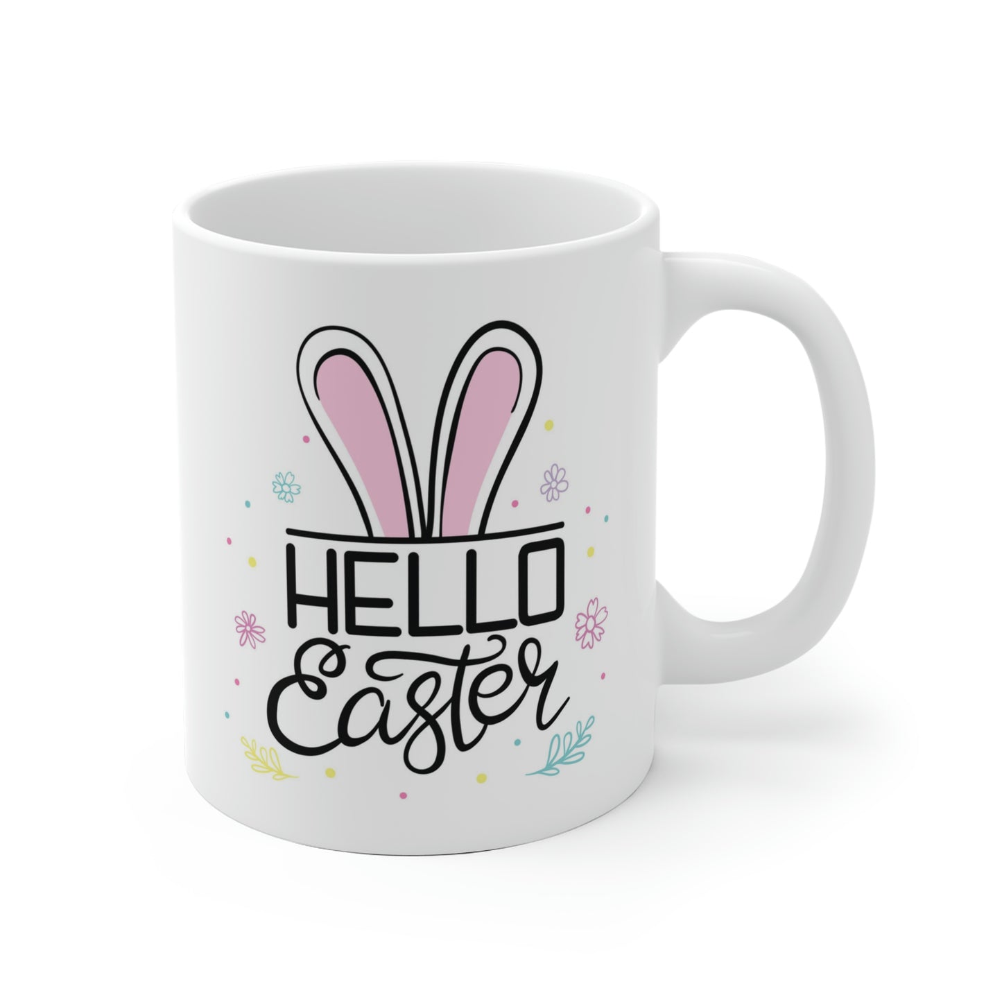 Hello Easter Bunny Ears Mug