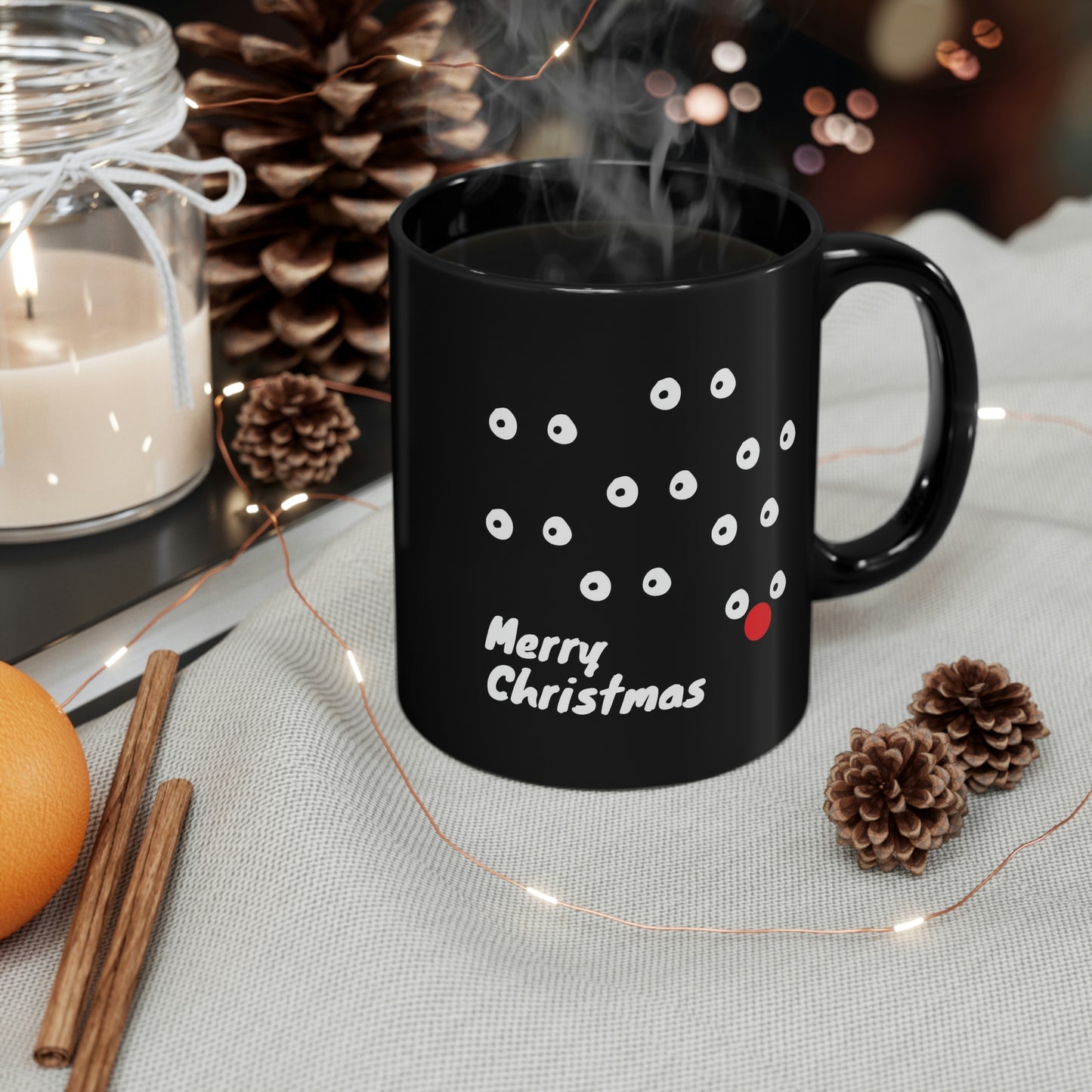 Merry Christmas Rudolph Mug