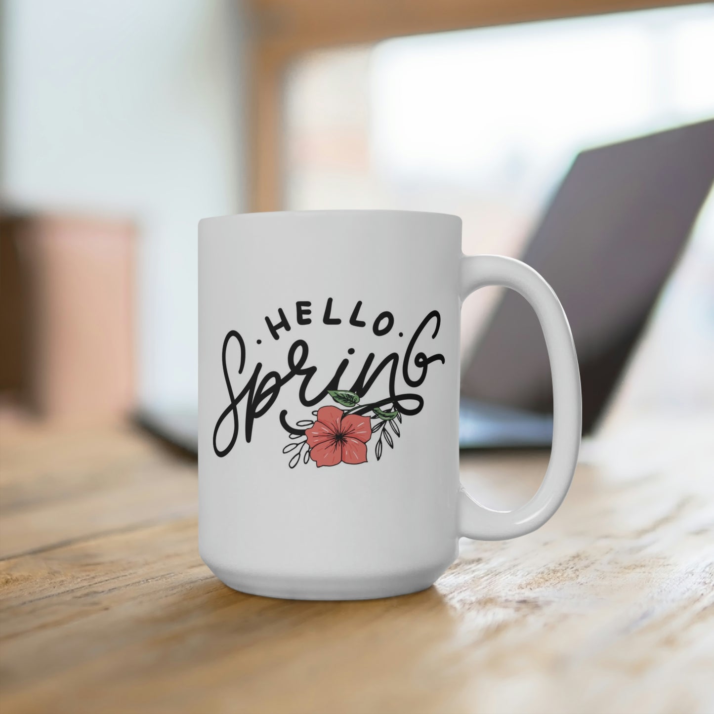 Hello Spring Flower Mug