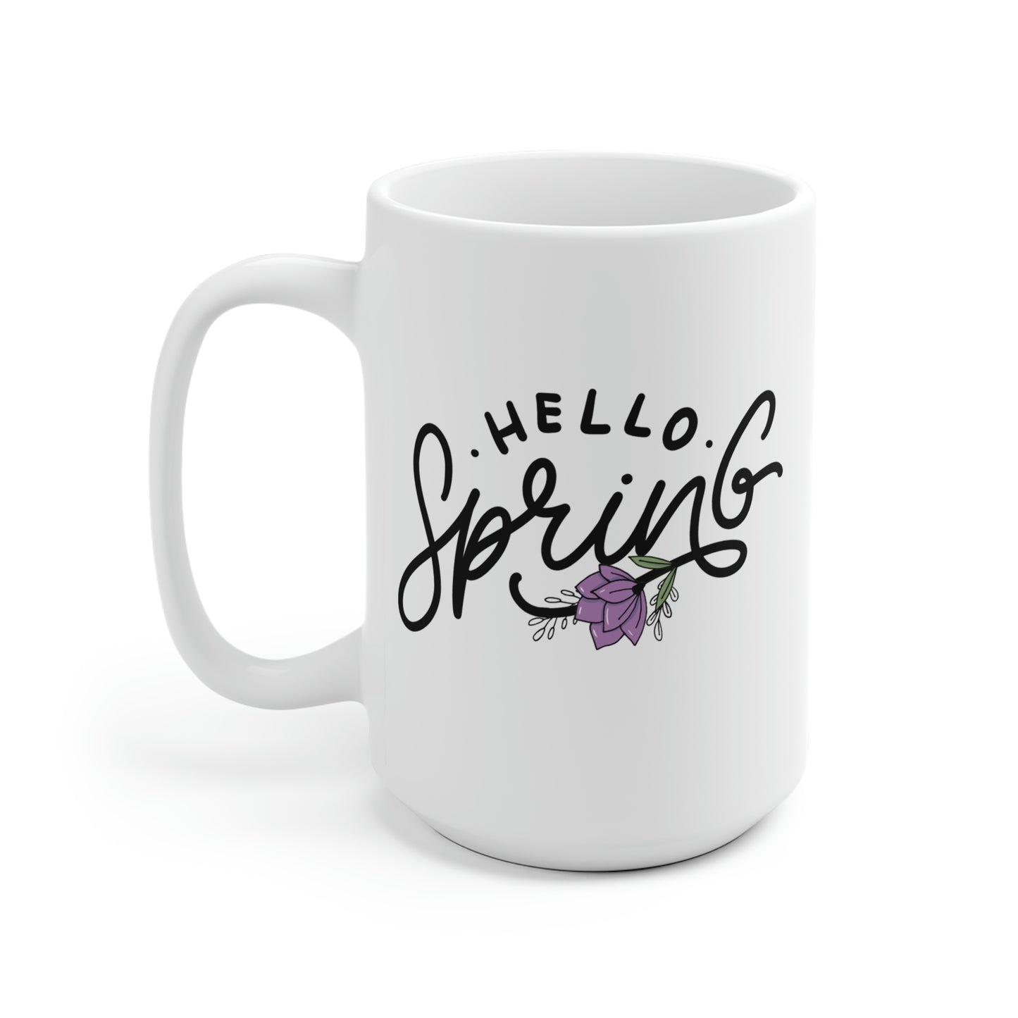 Hello Spring Flower Mug