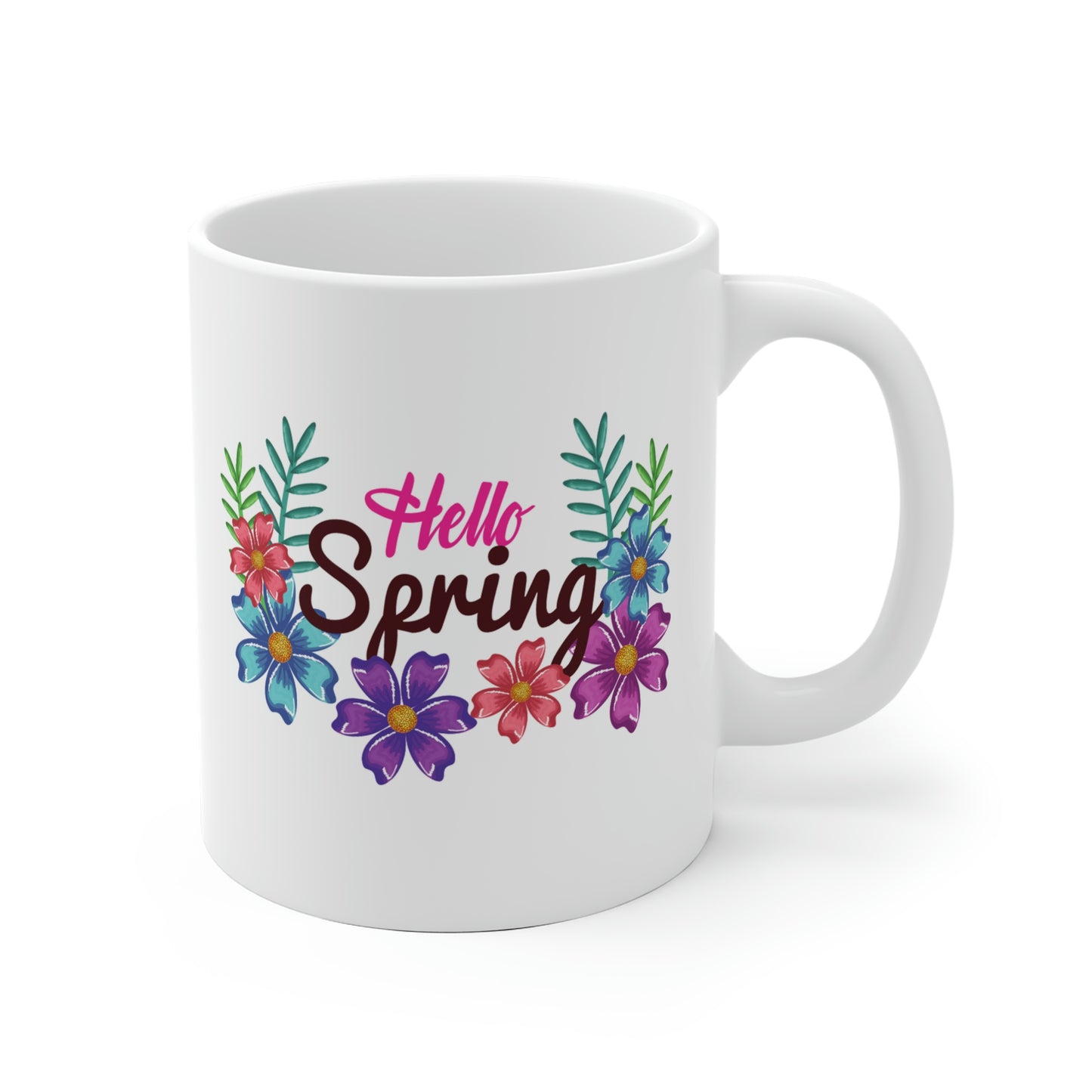Hello Spring Flower Mug